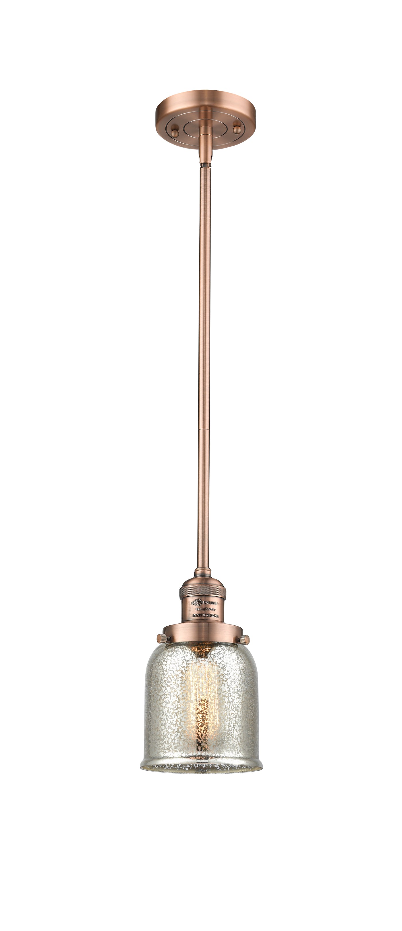 Franklin Restoration Brass Mini Pendant