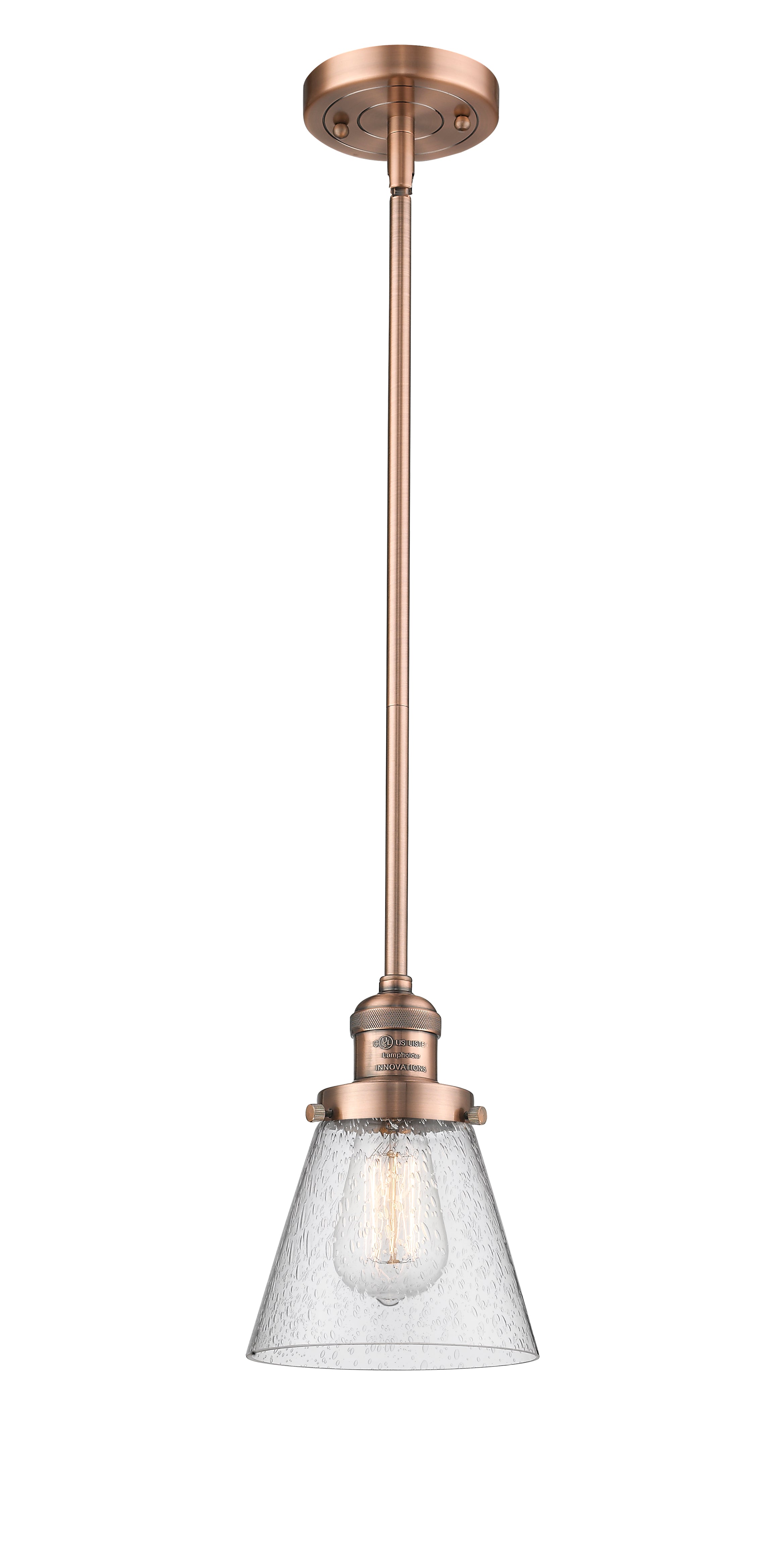 Franklin Restoration Mini Pendant Antique Brass