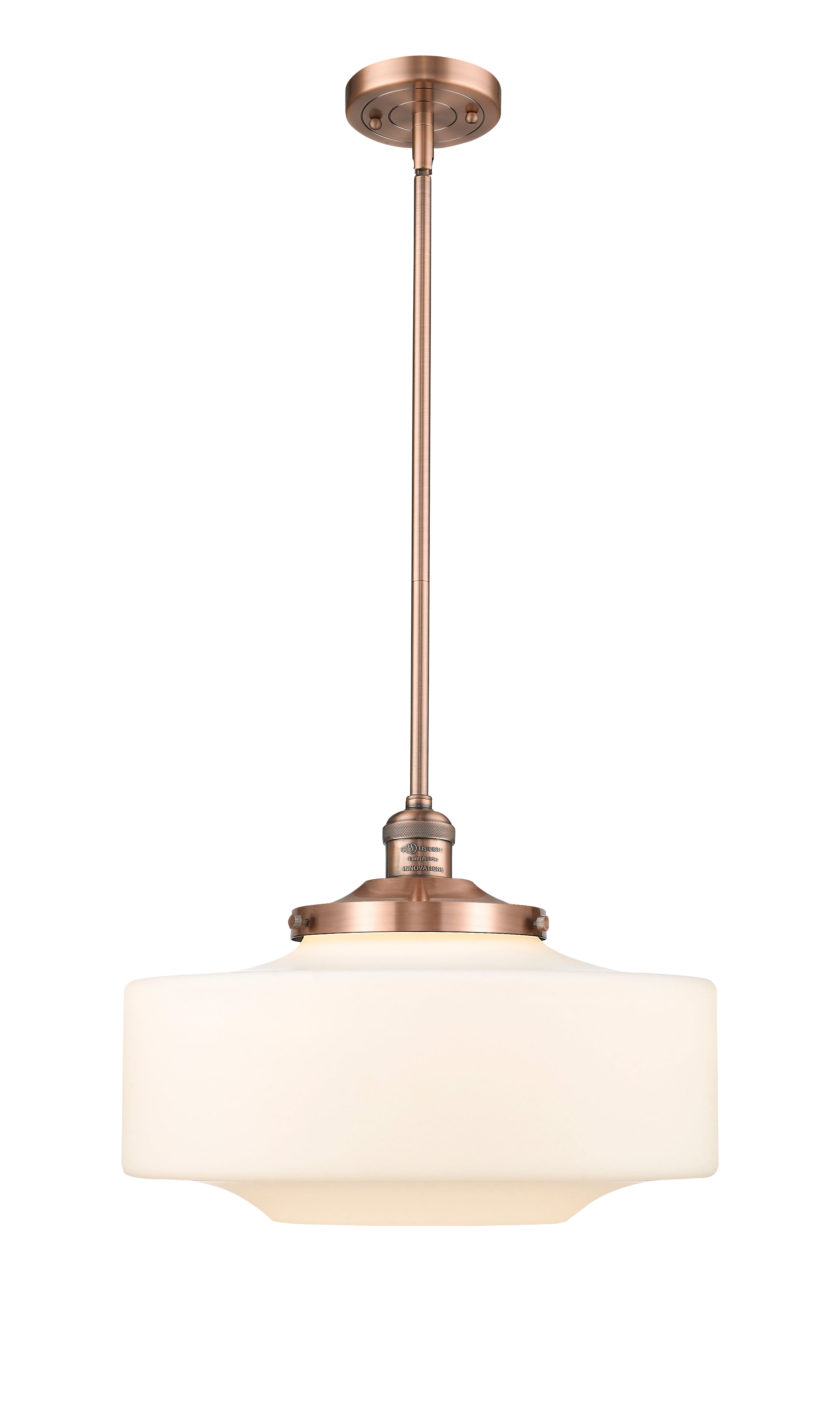 Franklin Restoration Mini Pendant Antique Brass