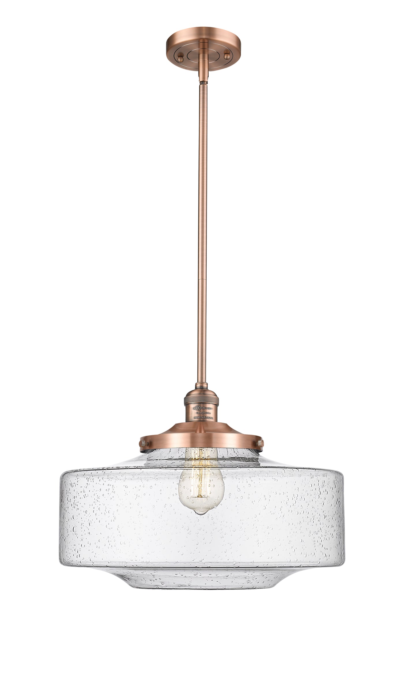 Franklin Restoration Mini Pendant Antique Brass