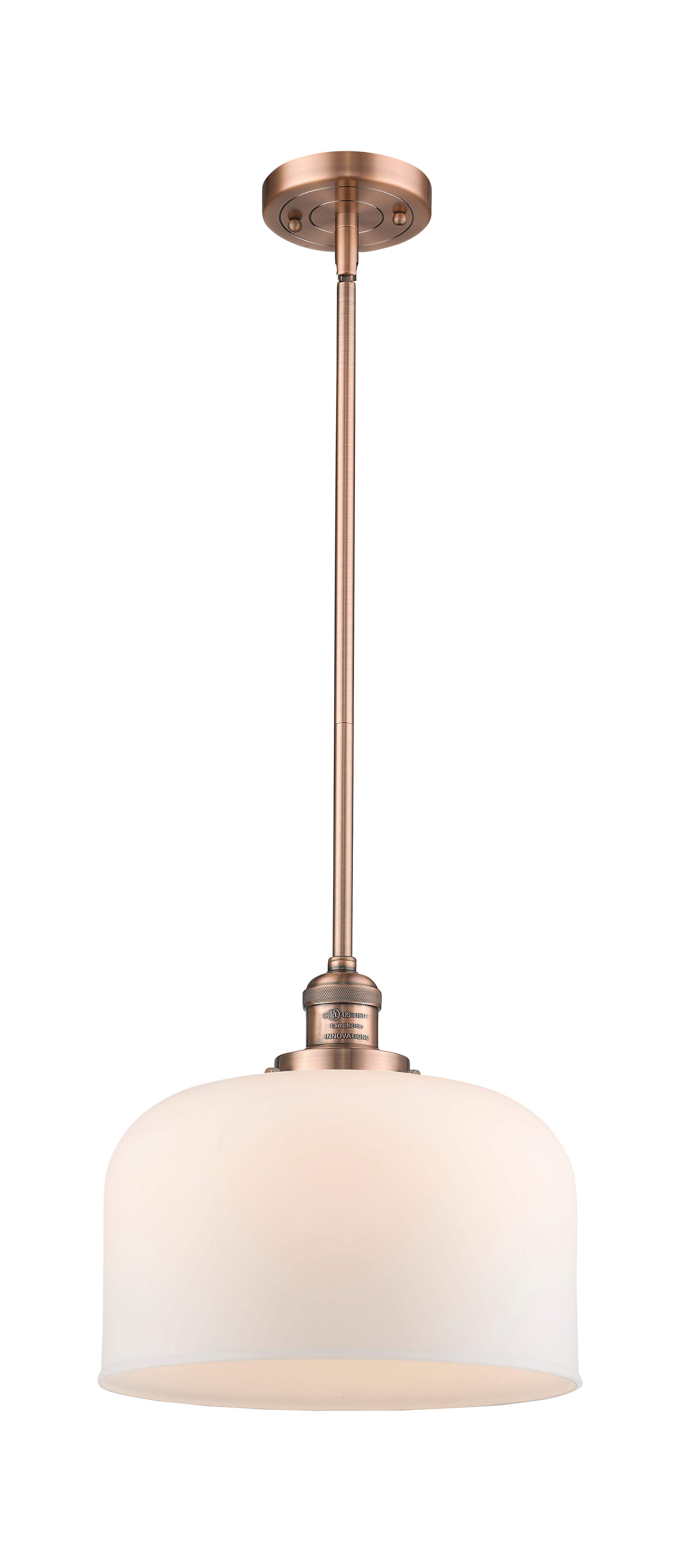 Franklin Restoration Mini Pendant Brass Finish