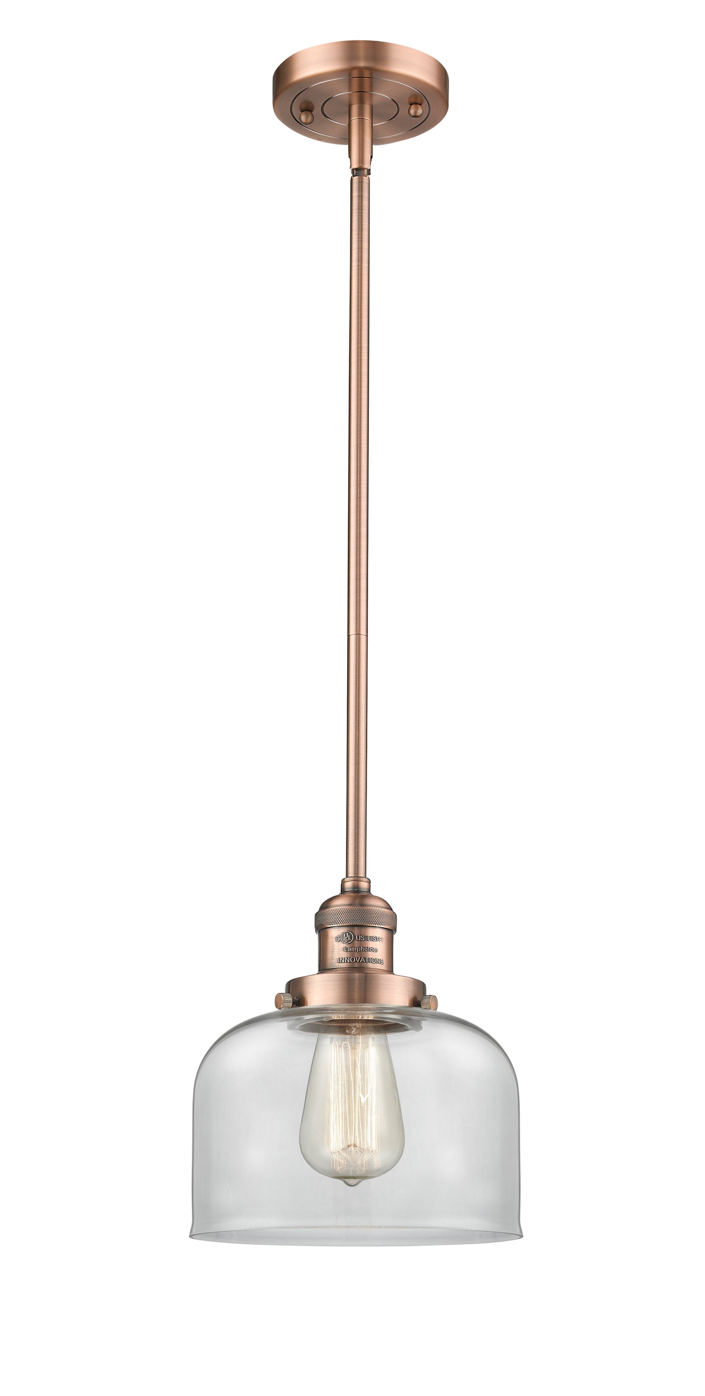 Franklin Restoration Mini Pendant Antique Brass