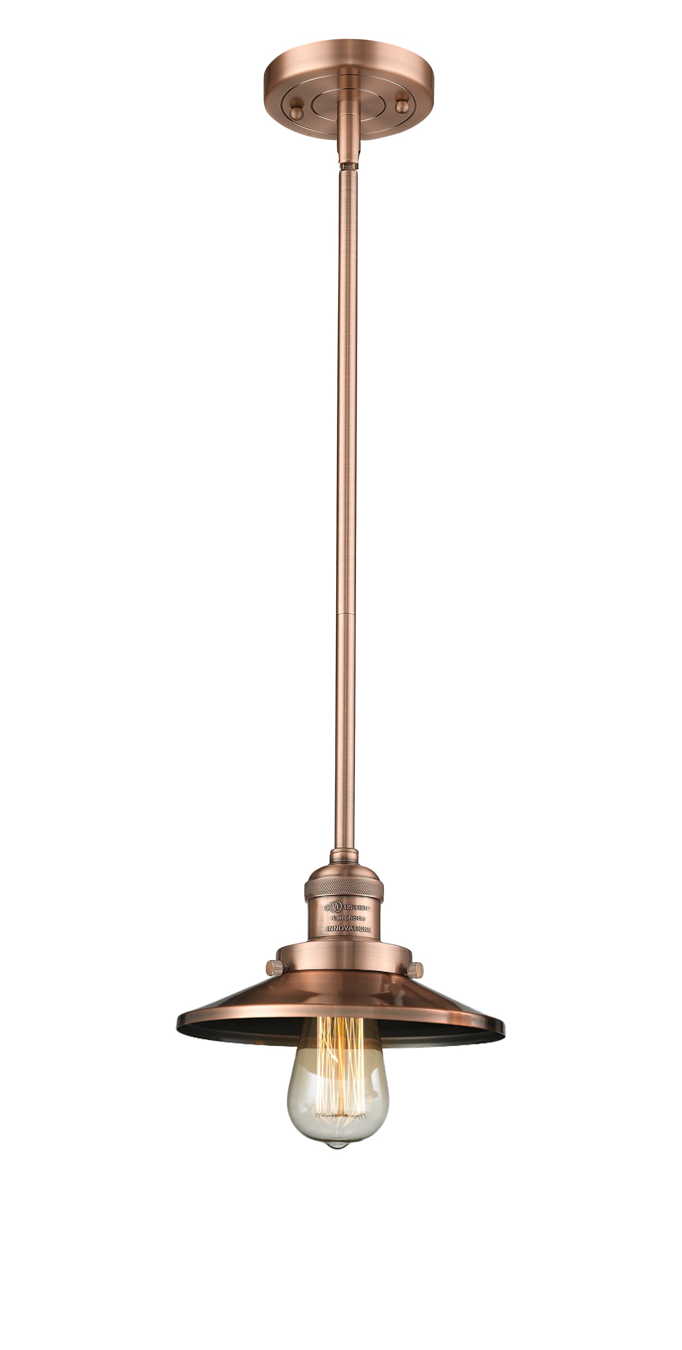 Franklin Restoration Mini Pendant Cast Brass