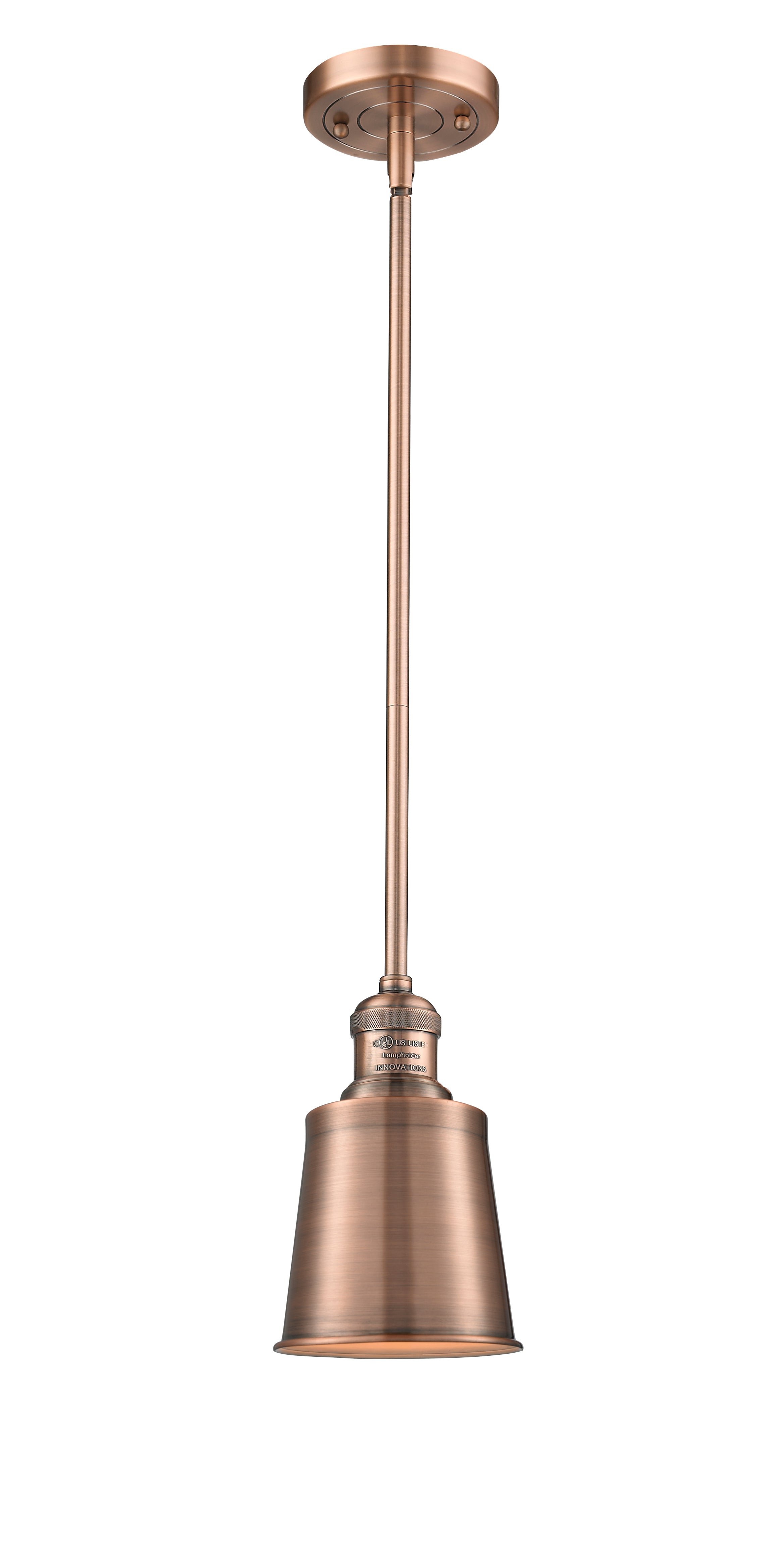 Franklin Restoration Mini Pendant Cast Brass