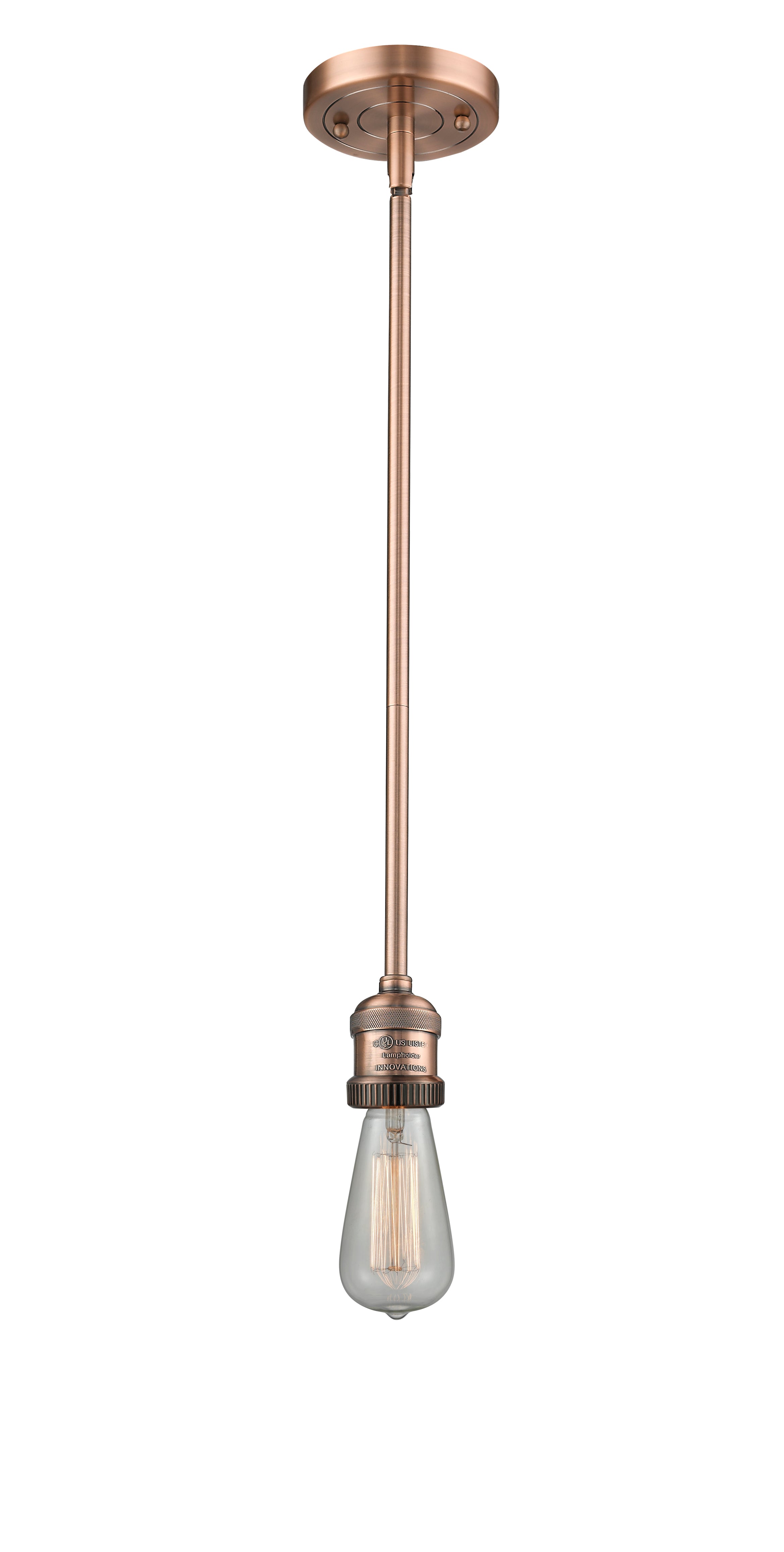 Franklin Restoration Mini Pendant Brass Steel