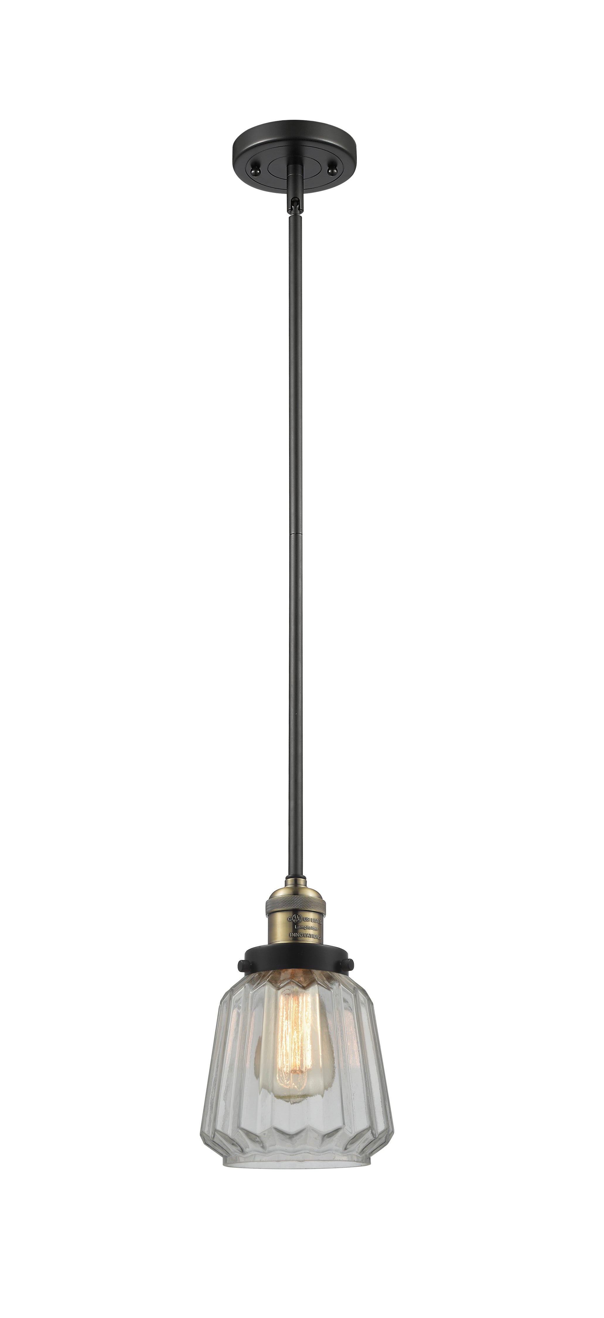 Franklin Restoration Mini Pendant Antique Brass