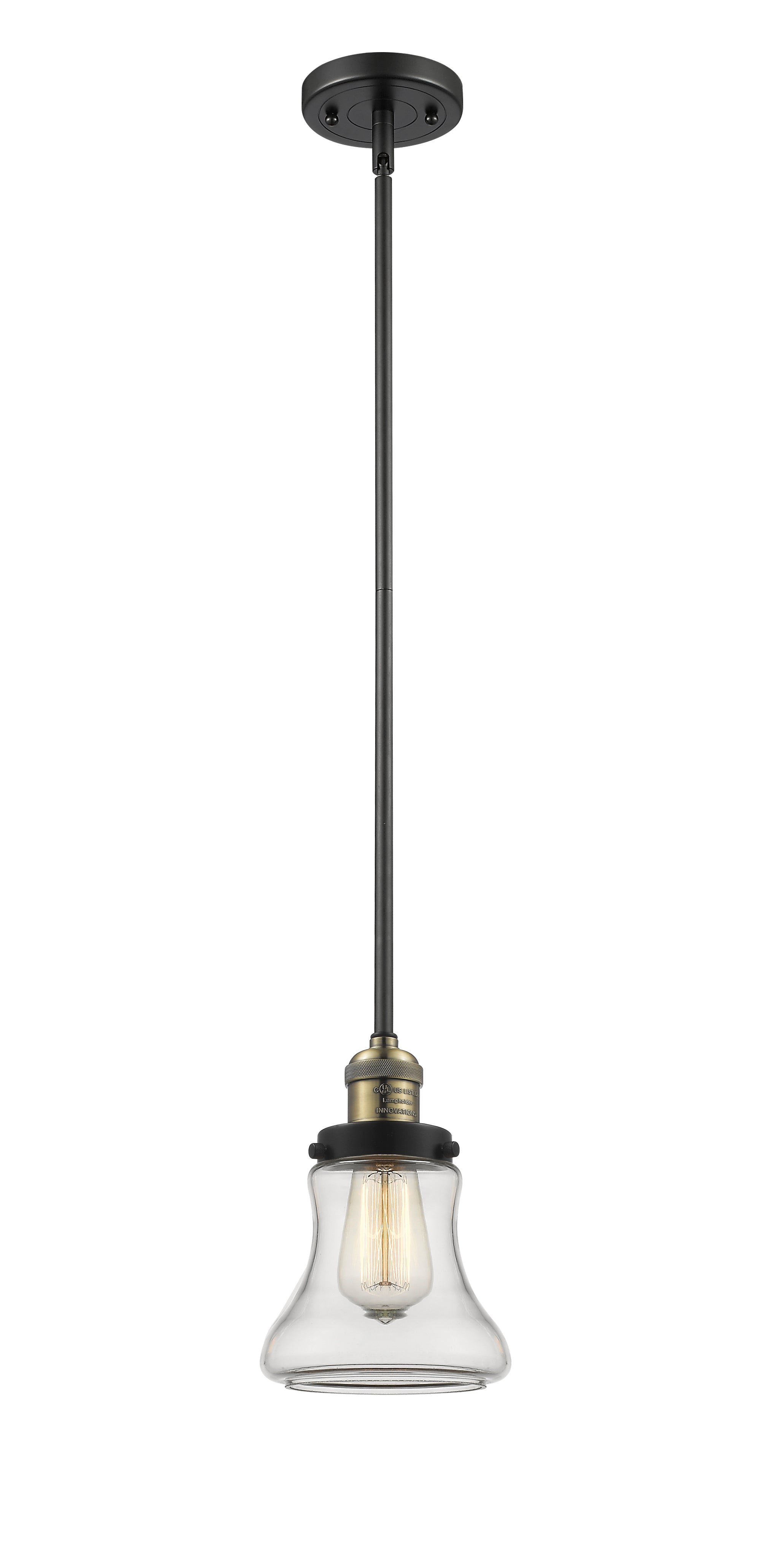 Franklin Restoration Antique Brass Mini Pendant