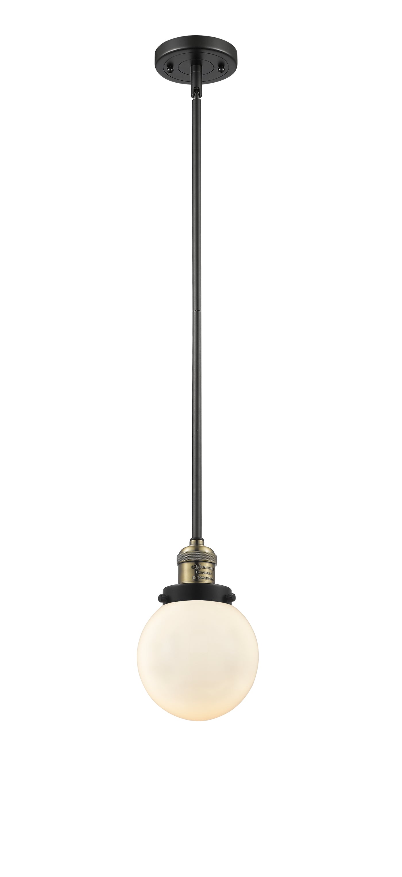 Franklin Restoration Mini Pendant Antique Brass