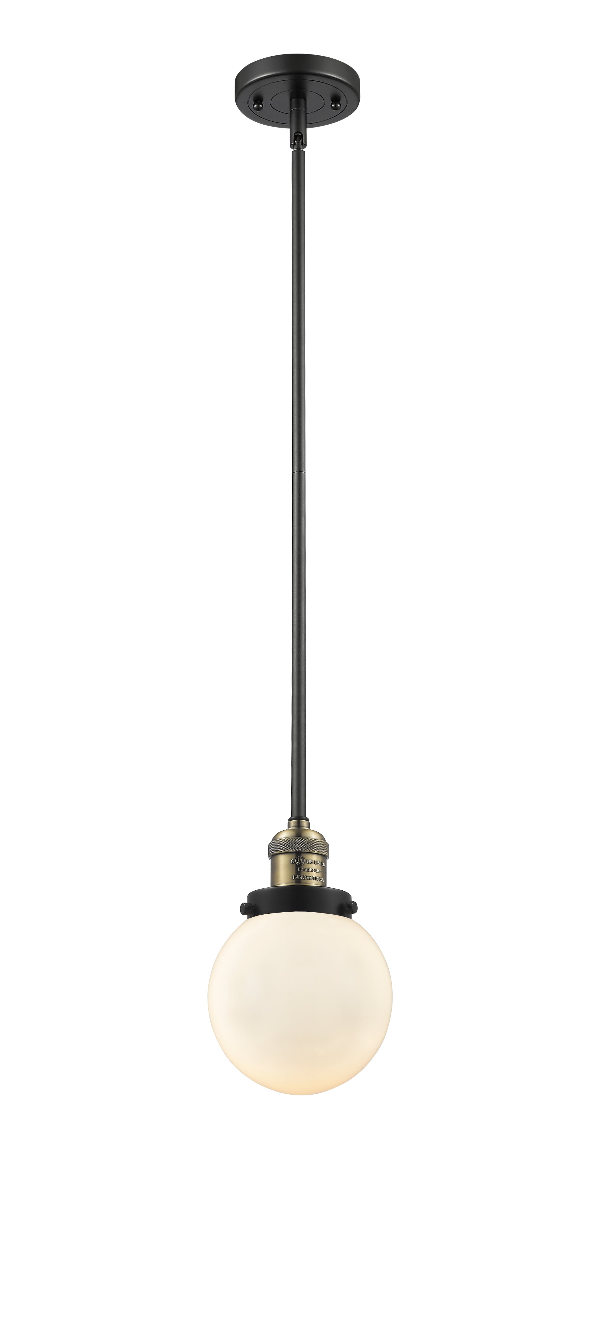 Franklin Restoration Mini Pendant Antique Brass