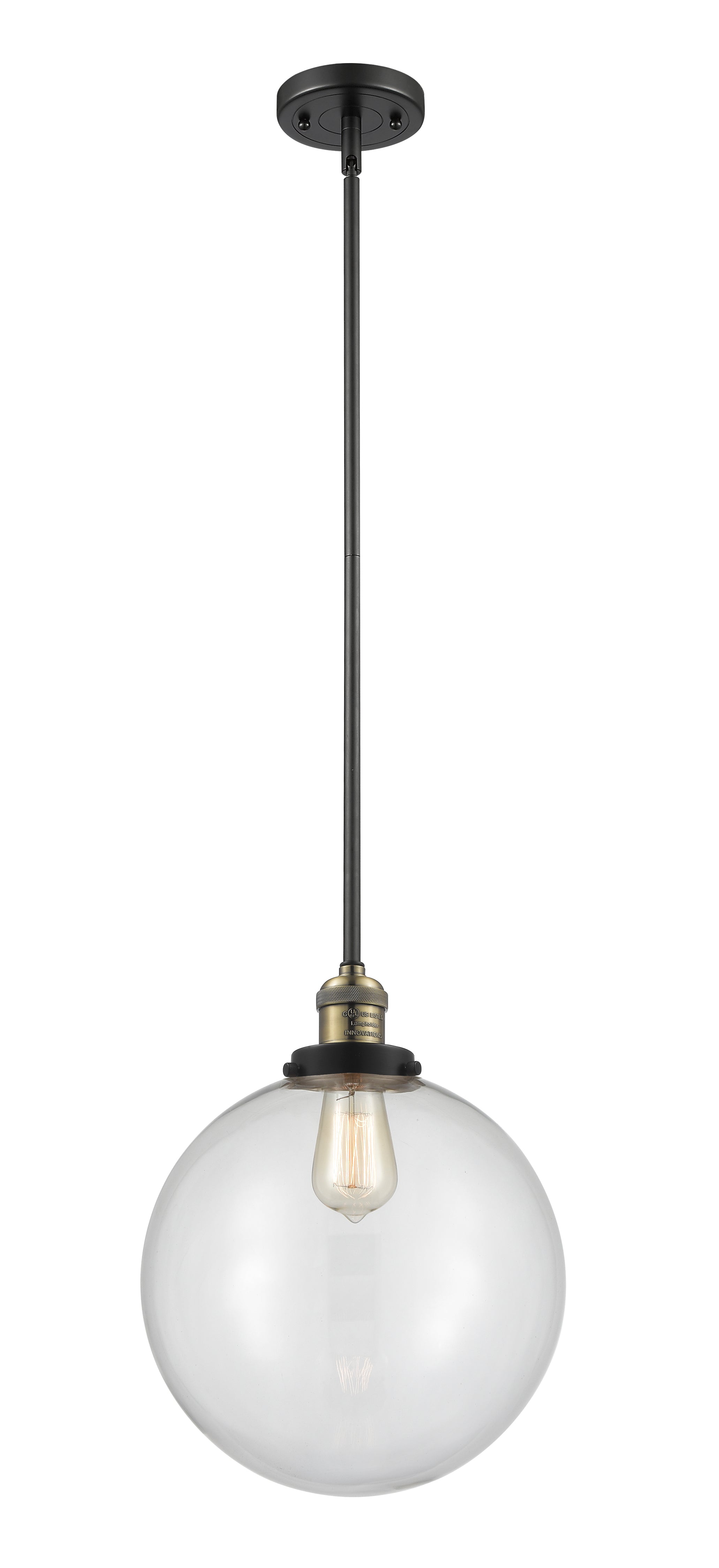 Franklin Restoration Mini Pendant Cast Brass