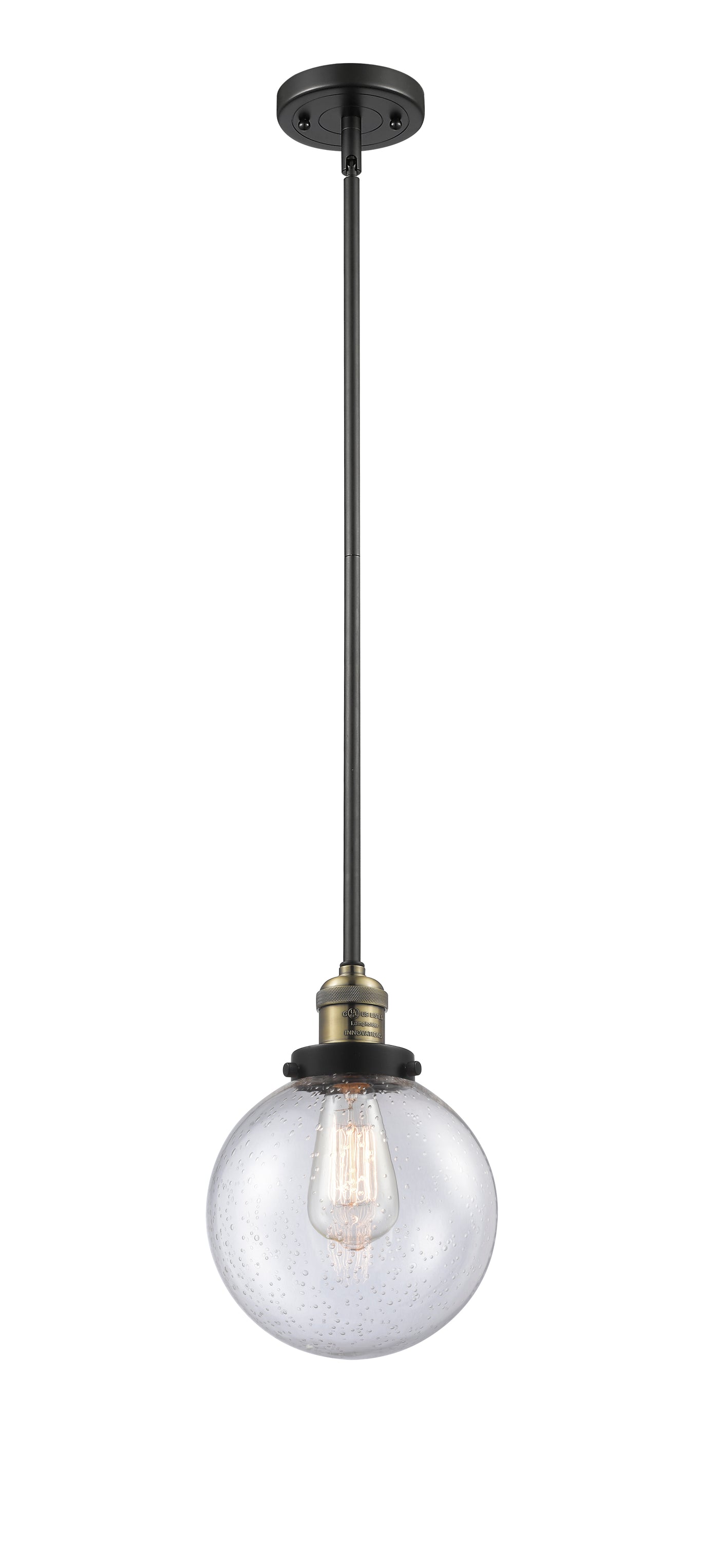 Franklin Restoration Antique Brass Pendant