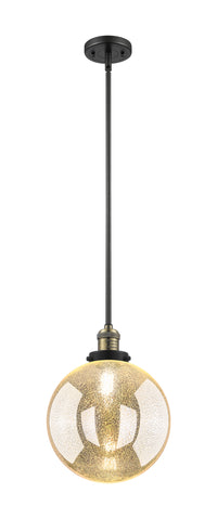 Franklin Restoration Mini Pendant Brass Glass