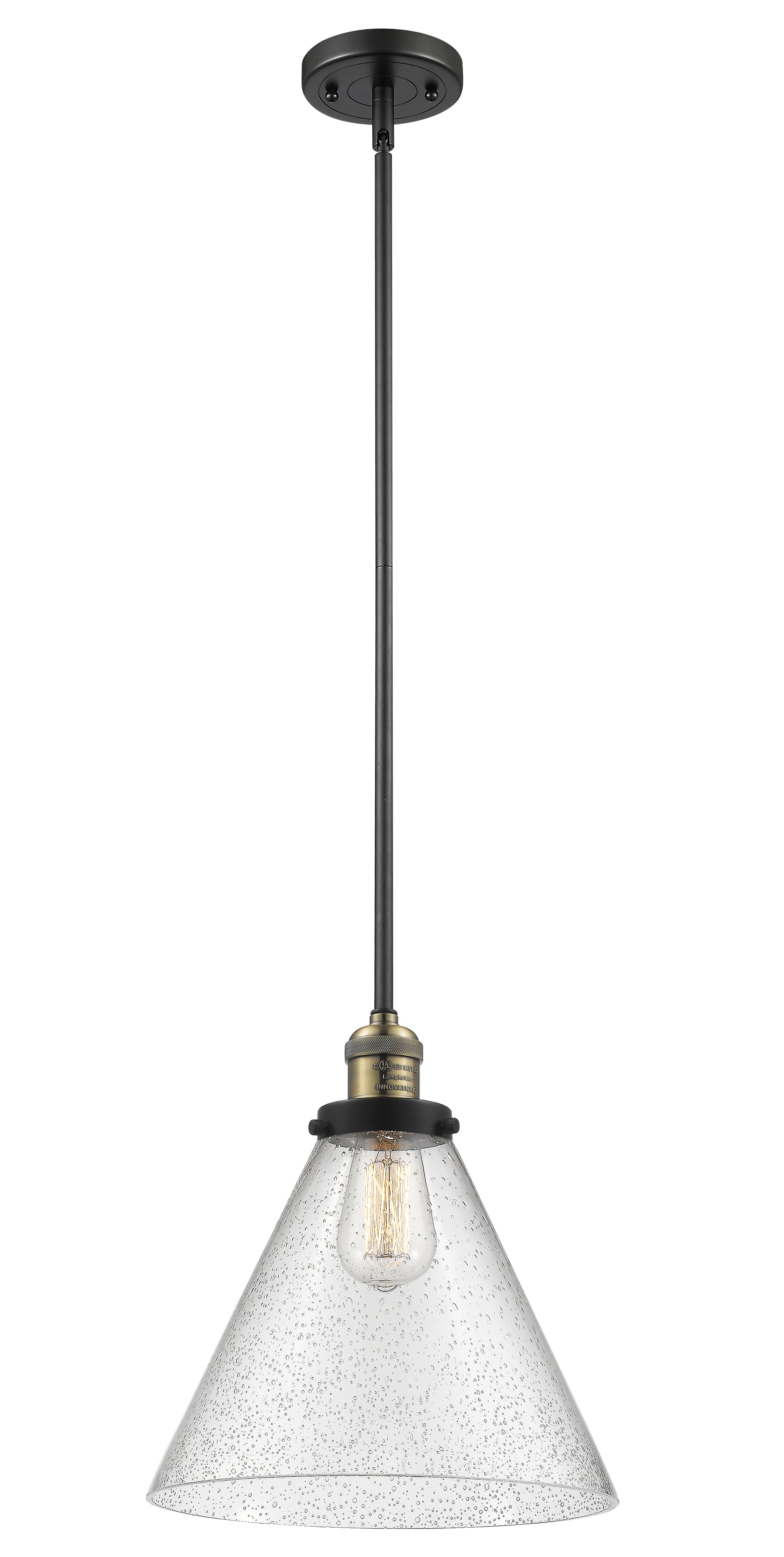 Franklin Restoration Mini Pendant Antique Brass