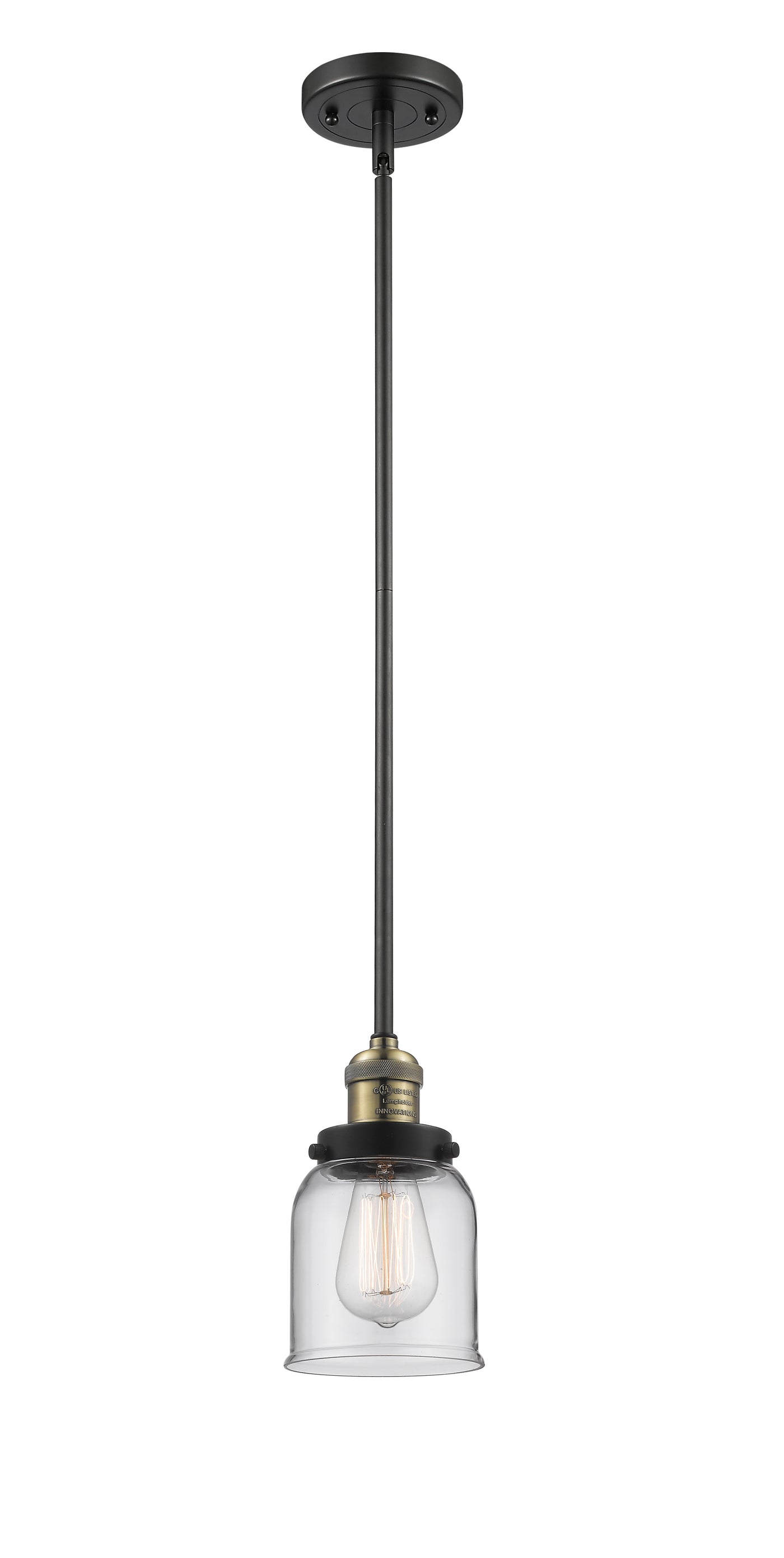 Franklin Restoration Brass Mini Pendant