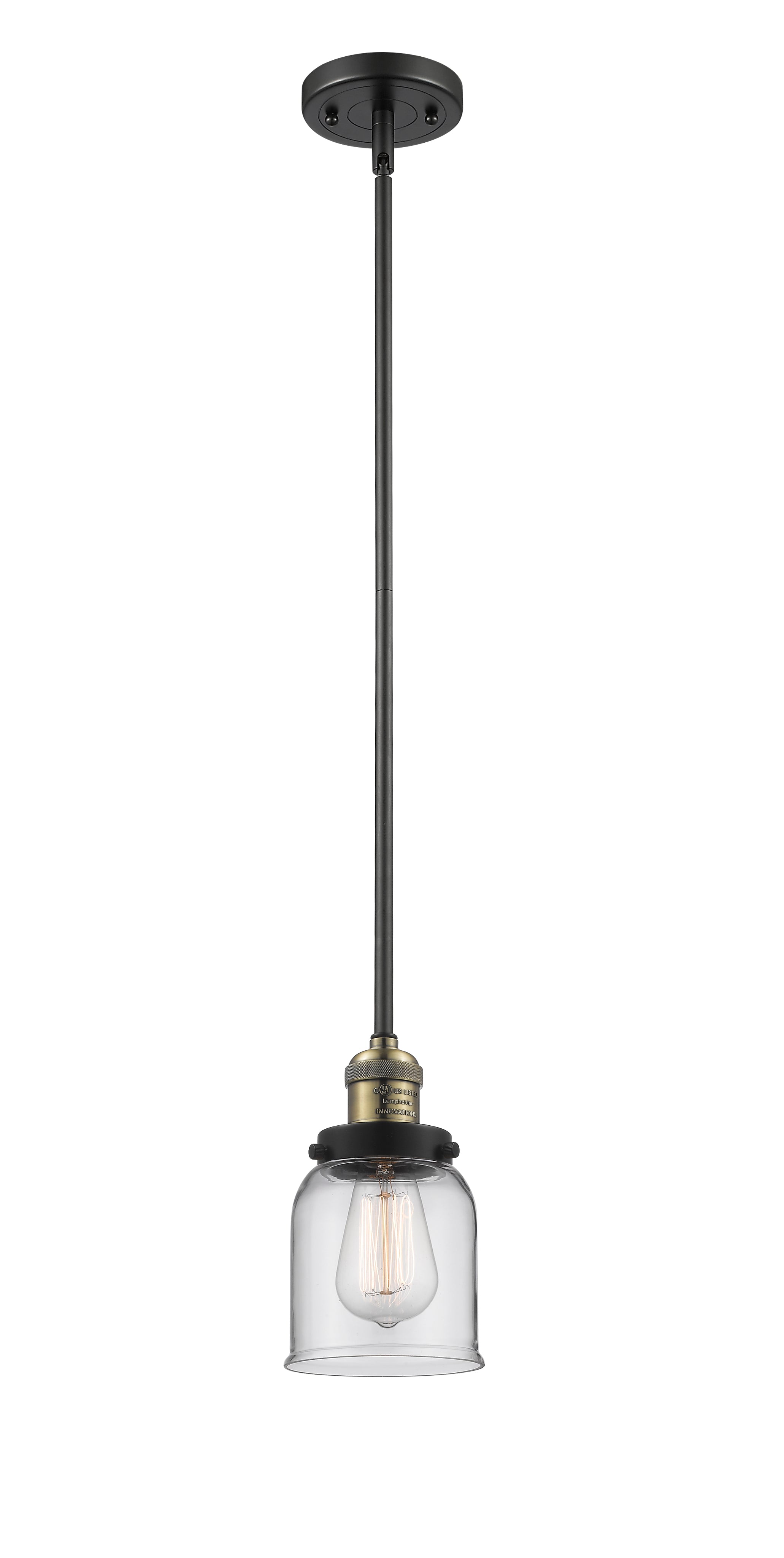 Franklin Restoration Brass Mini Pendant