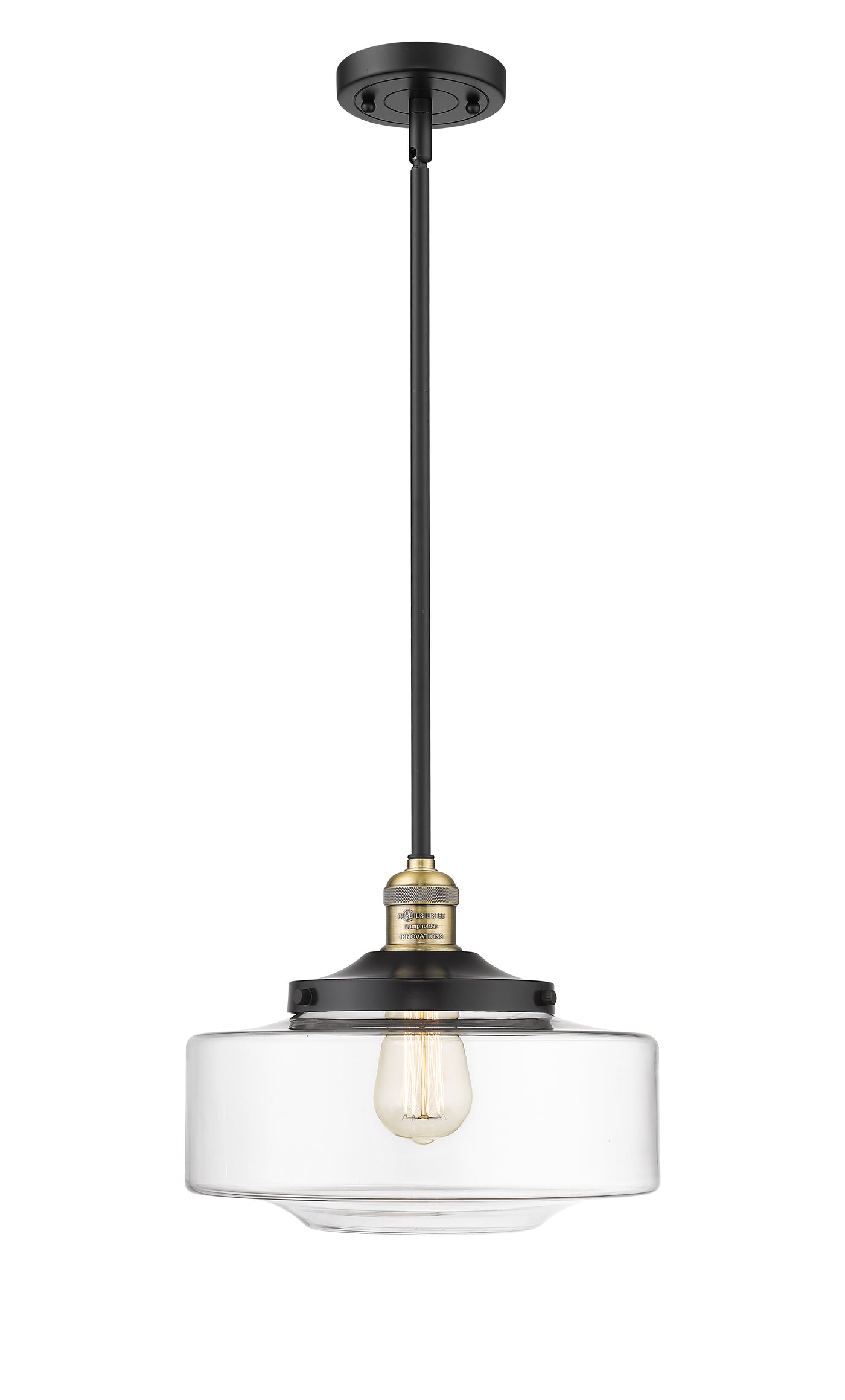 Franklin Restoration Mini Pendant Antique Brass