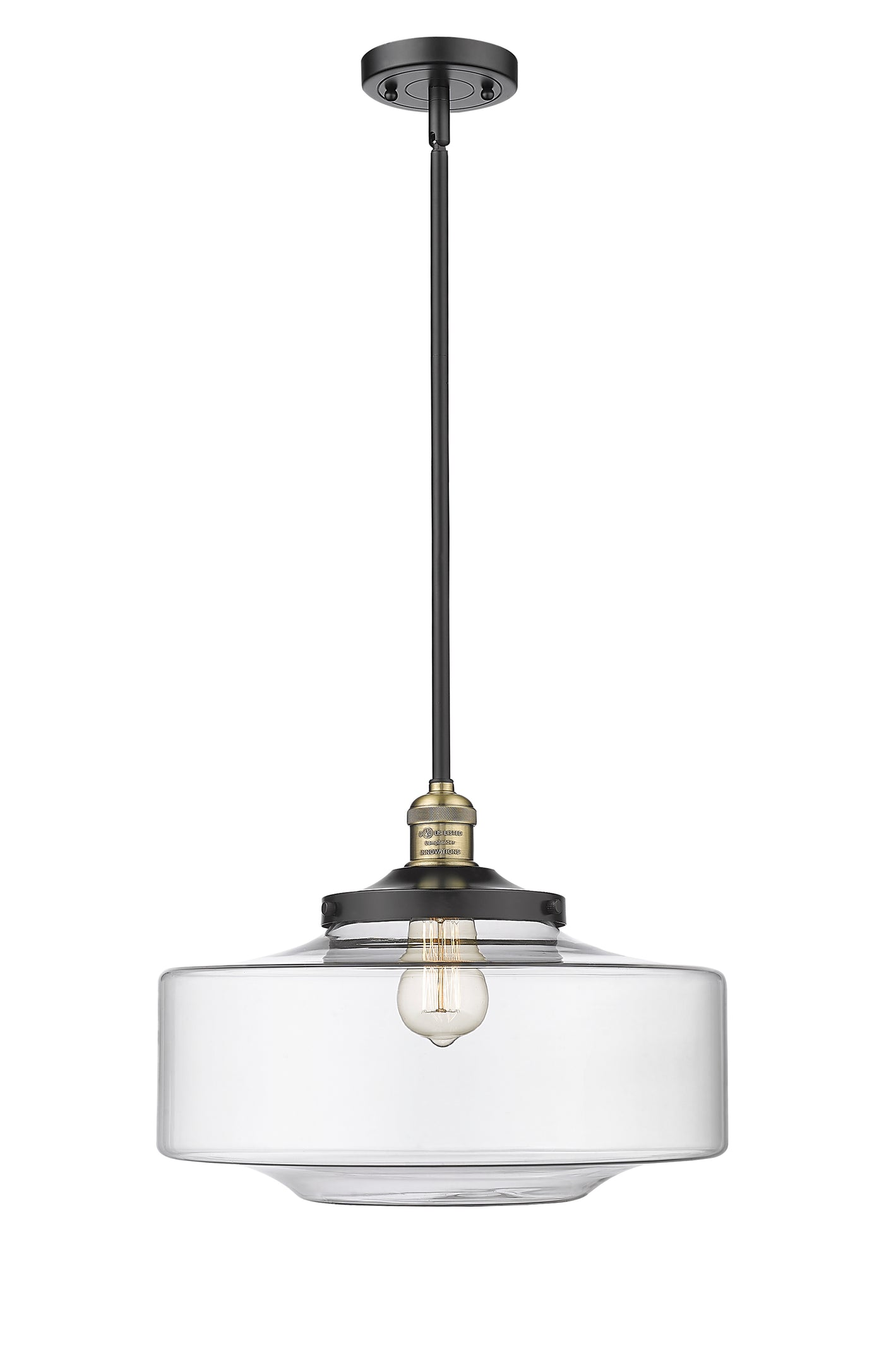 Franklin Restoration Mini Pendant Antique Brass