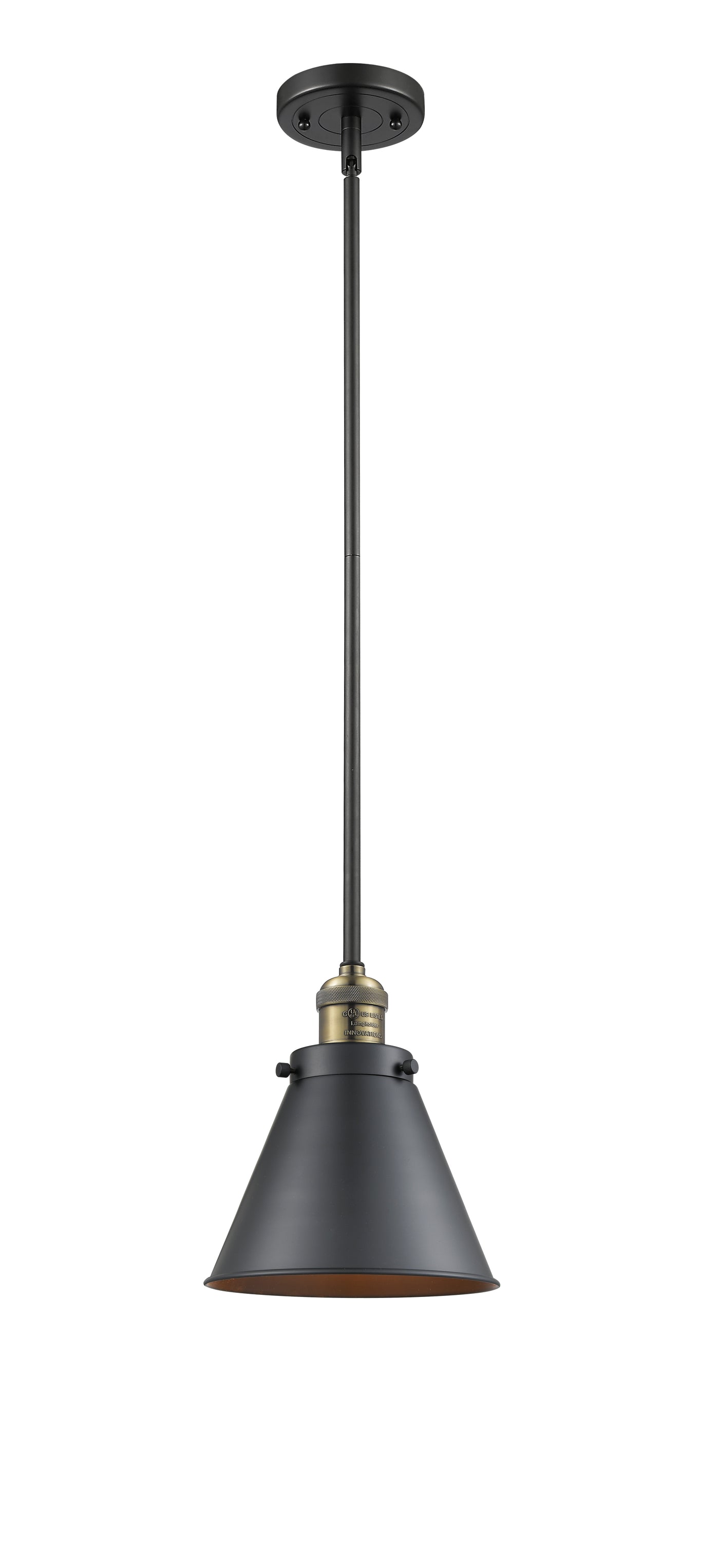 Franklin Restoration Mini Pendant Antique Brass