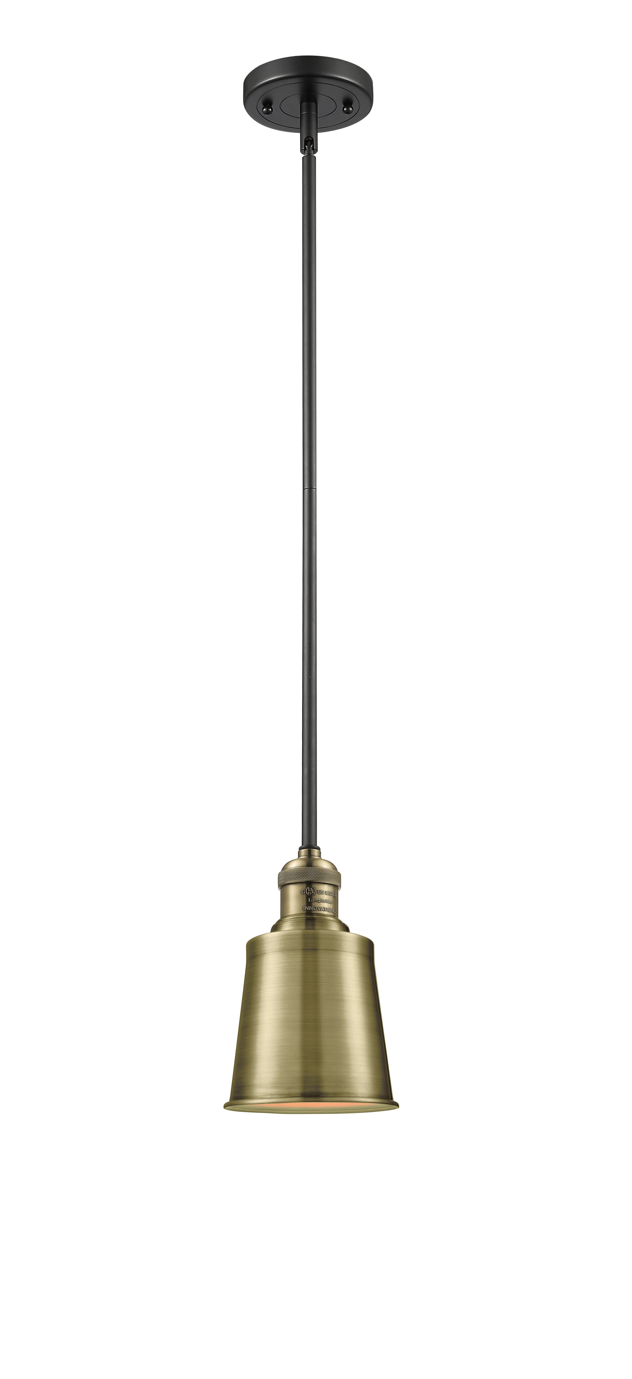 Franklin Restoration Mini Pendant Cast Brass