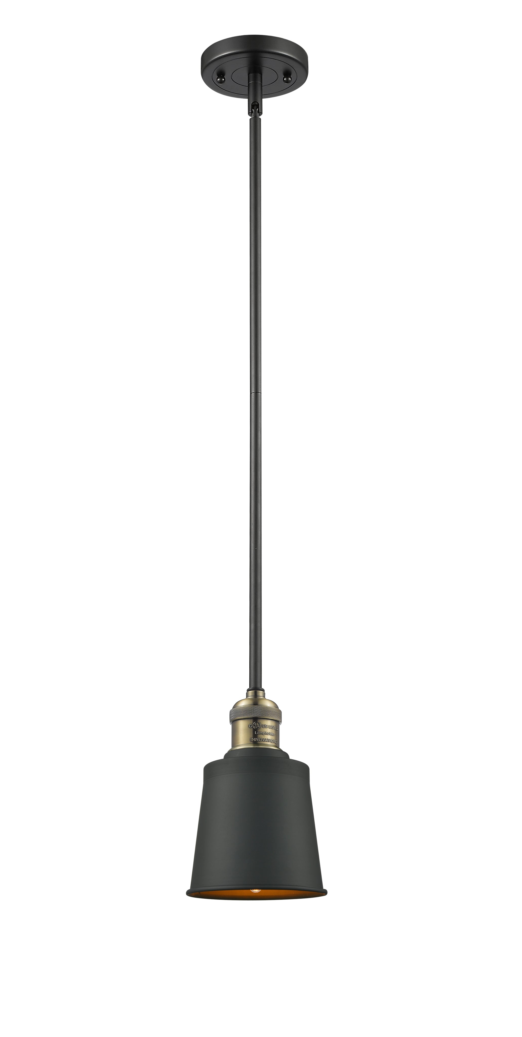 Franklin Restoration Mini Pendant 6W Antique Brass