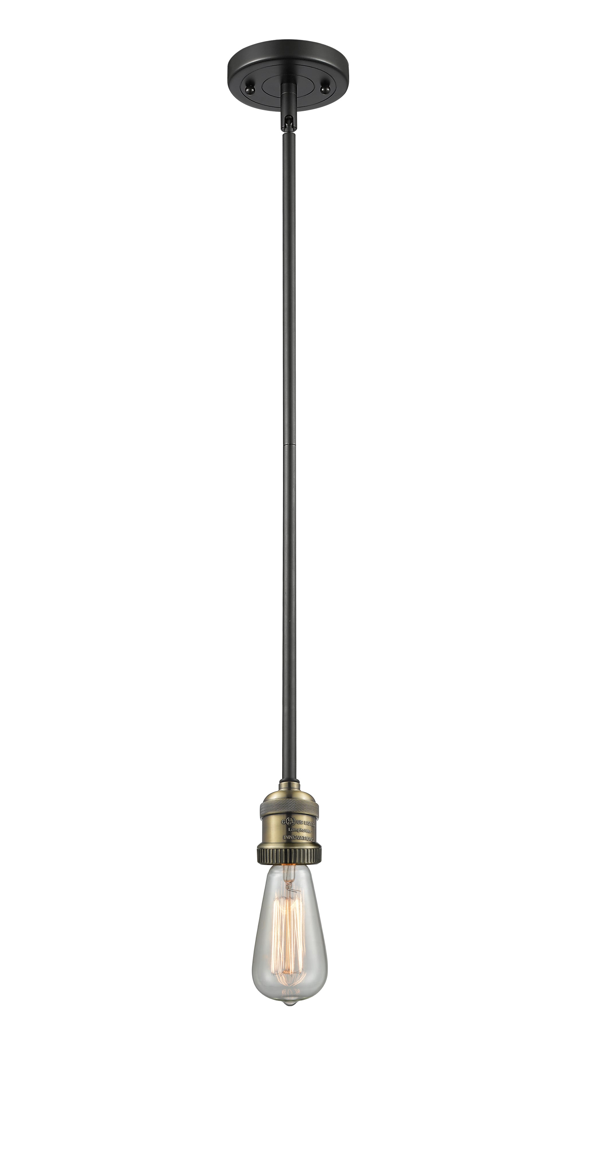 Franklin Restoration Mini Pendant Brass Steel