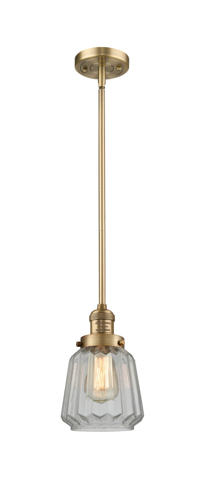 Franklin Restoration Mini Pendant Antique Brass