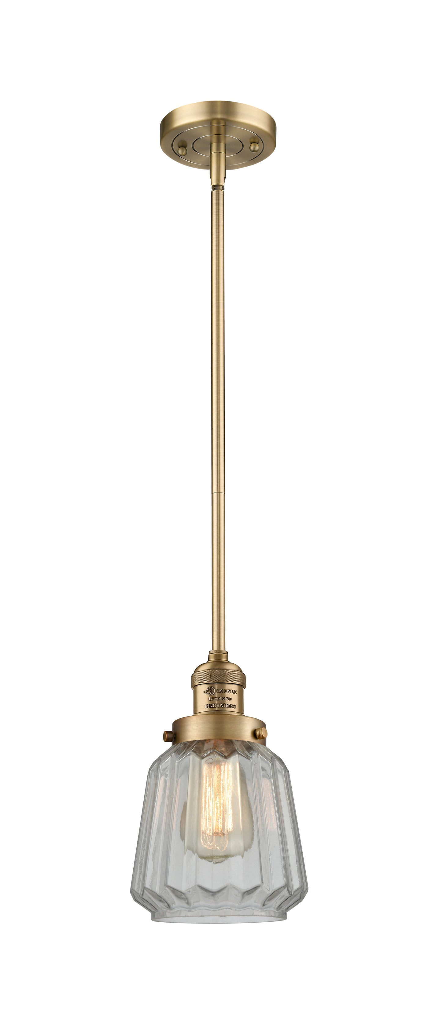 Franklin Restoration Antique Brass Mini Pendant