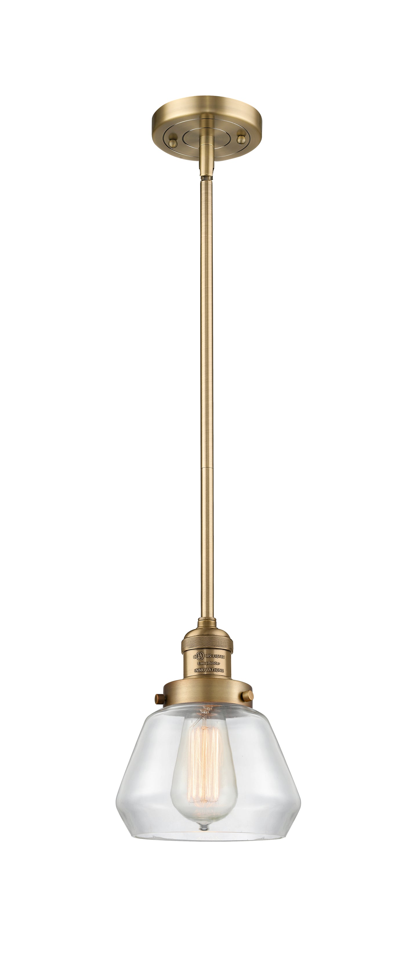Franklin Restoration Mini Pendant Brass