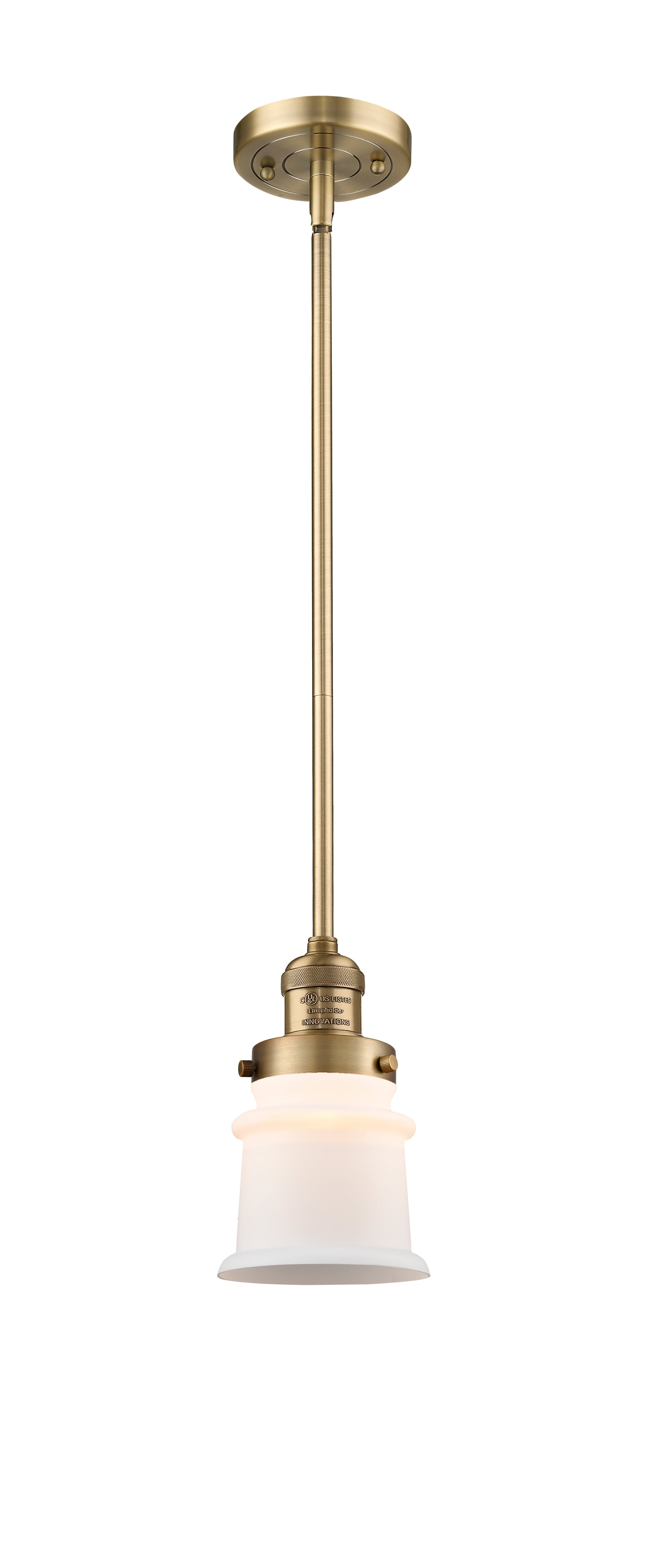 Franklin Restoration Mini Pendant Brass