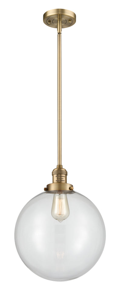Franklin Restoration Mini Pendant Cast Brass