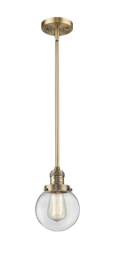 Franklin Restoration Mini Pendant Antique Brass