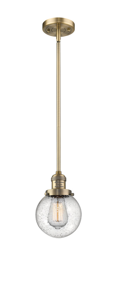 Franklin Restoration Mini Pendant Antique Brass