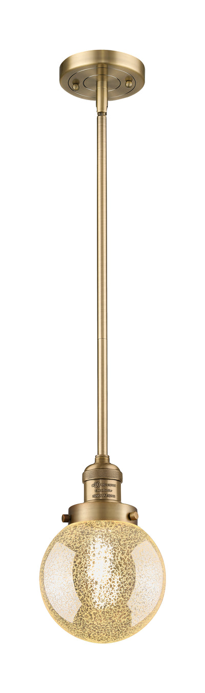 Franklin Restoration Mini Pendant Antique Brass
