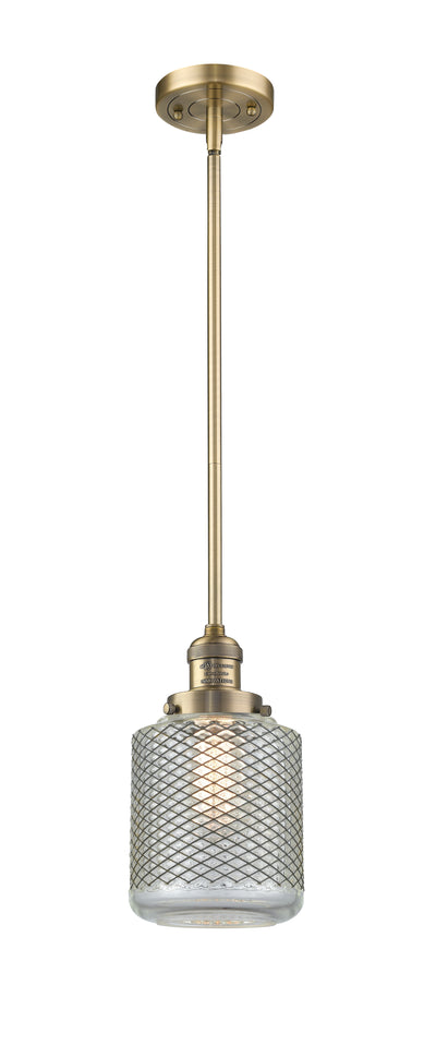 Franklin Restoration Pendant Antique Brass