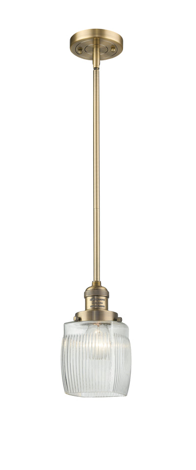 Franklin Restoration Mini Pendant Antique Brass