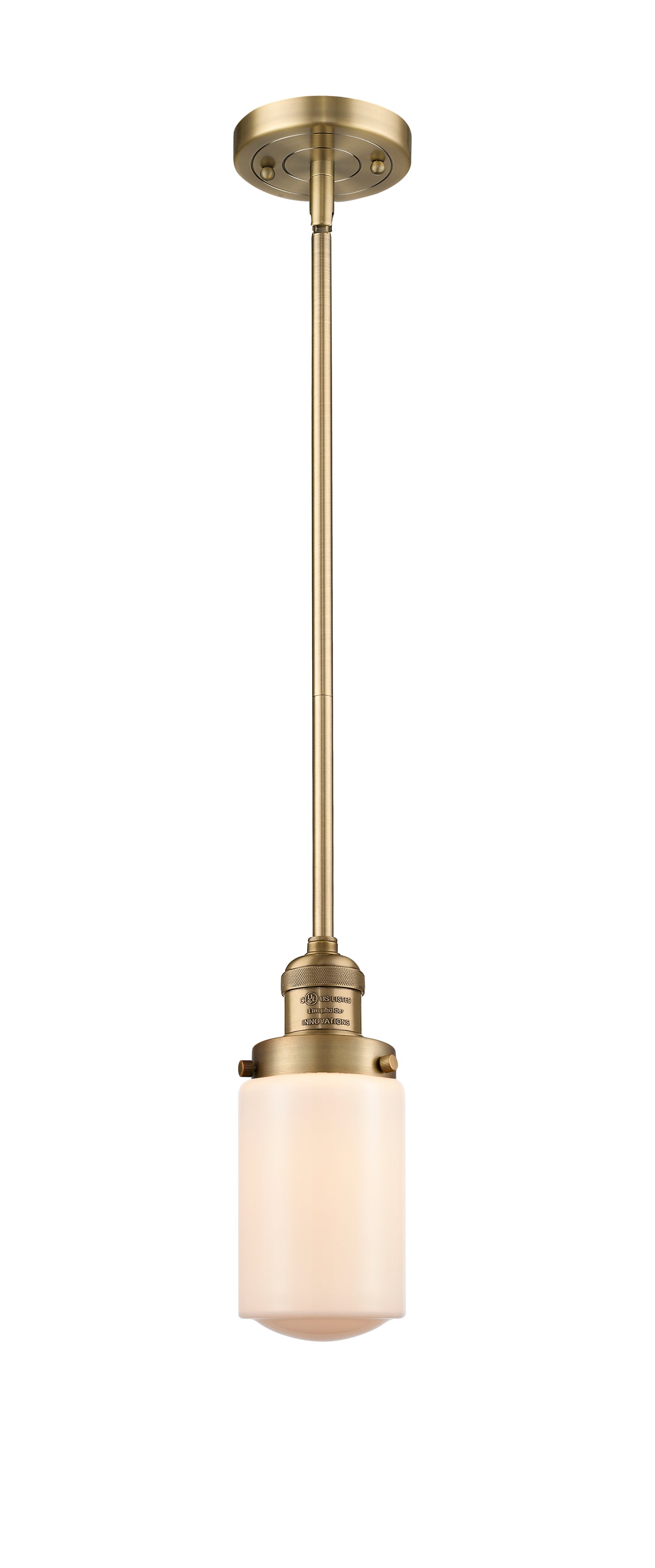 Franklin Restoration Mini Pendant Antique Brass
