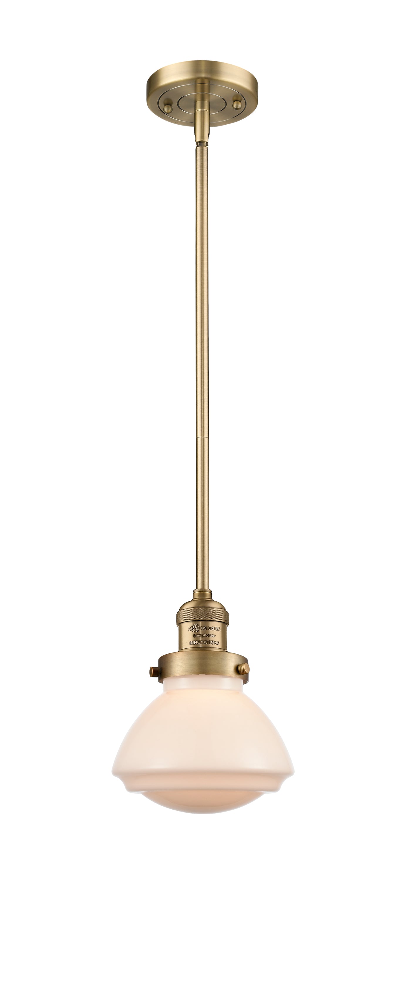 Franklin Restoration Mini Pendant Antique Brass