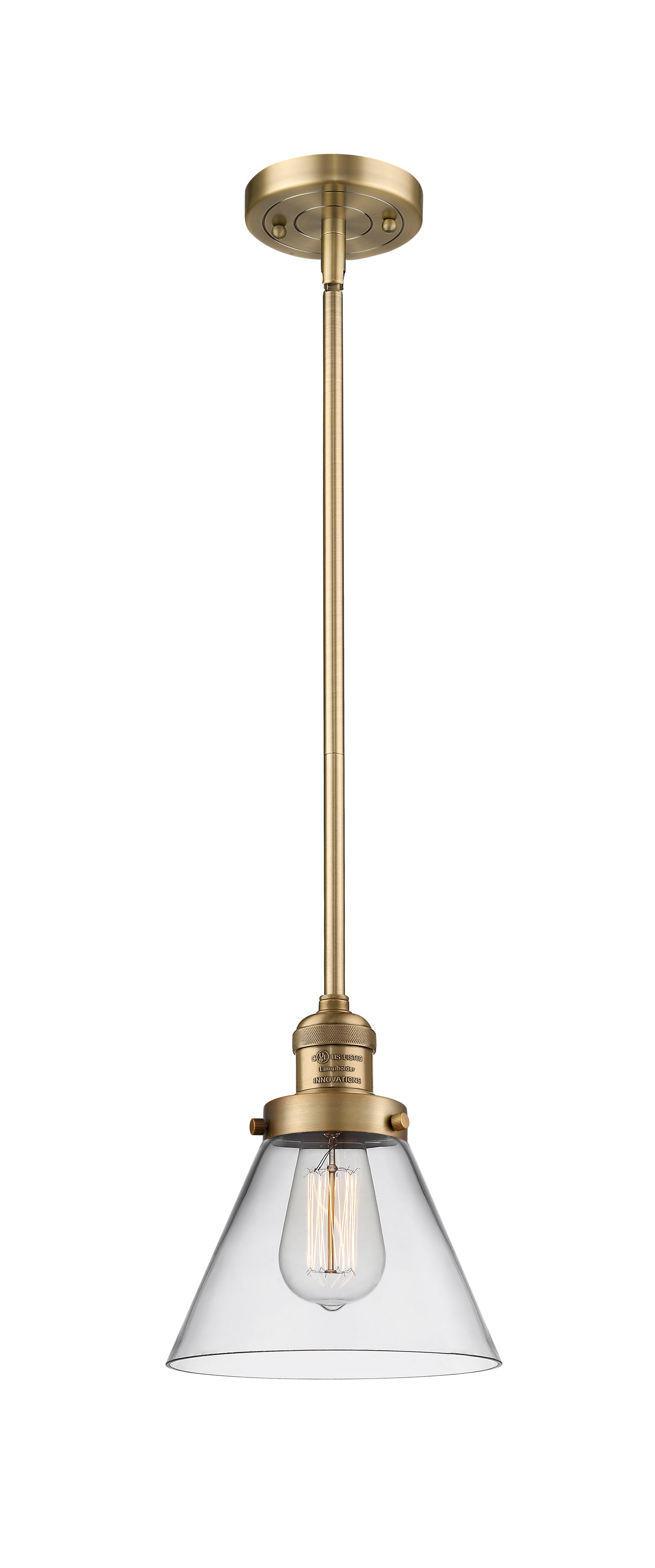 Franklin Restoration Mini Pendant Antique Brass