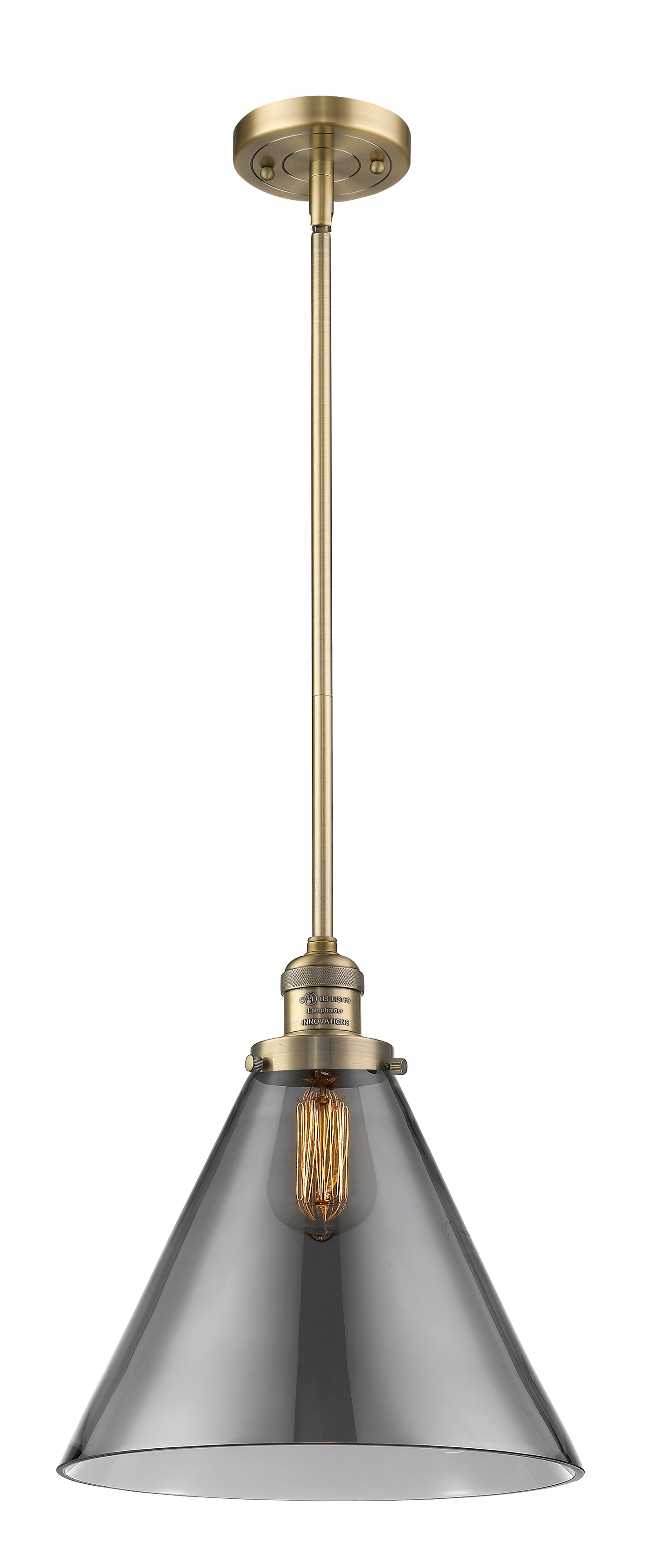 Franklin Restoration Mini Pendant Antique Brass