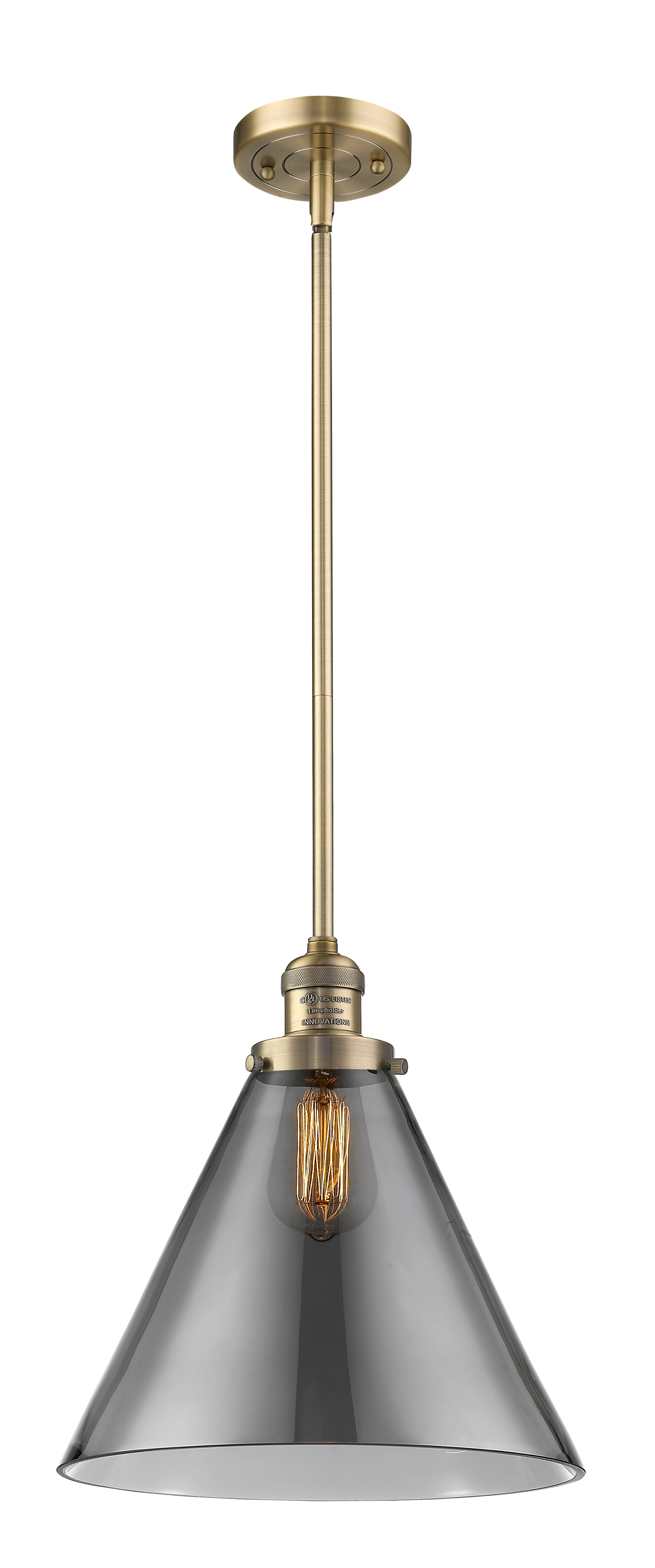 Franklin Restoration Mini Pendant Antique Brass