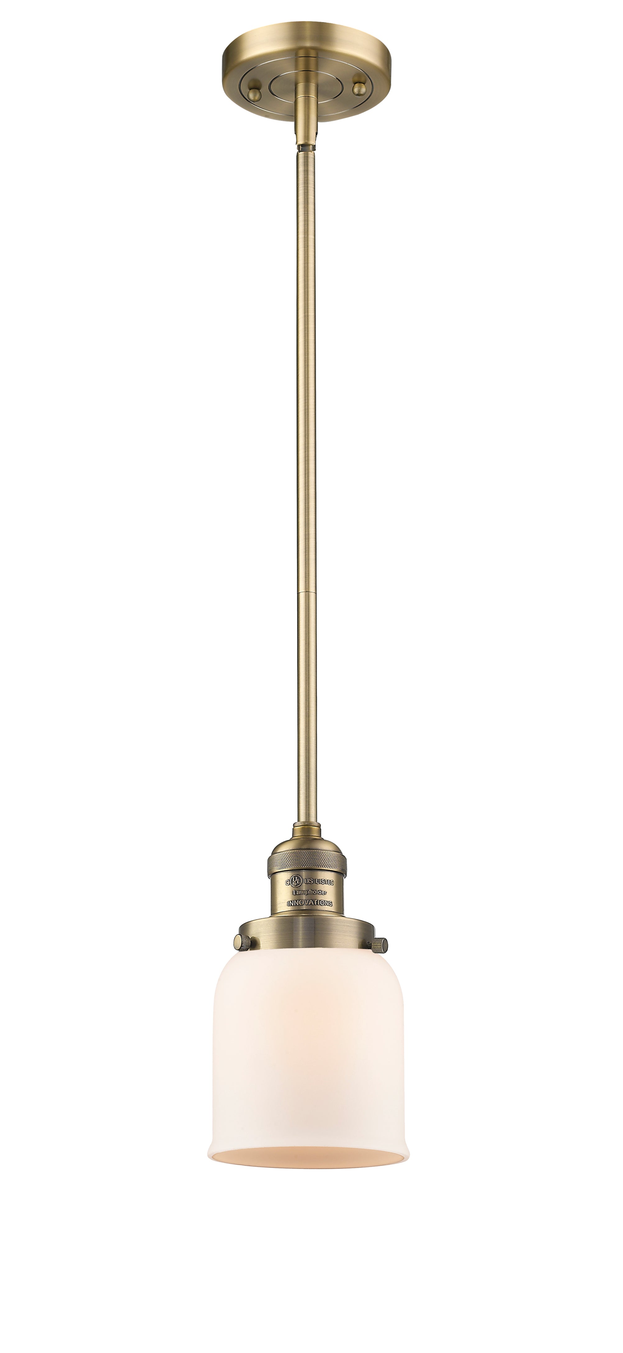 Franklin Restoration Mini Pendant Cast Brass