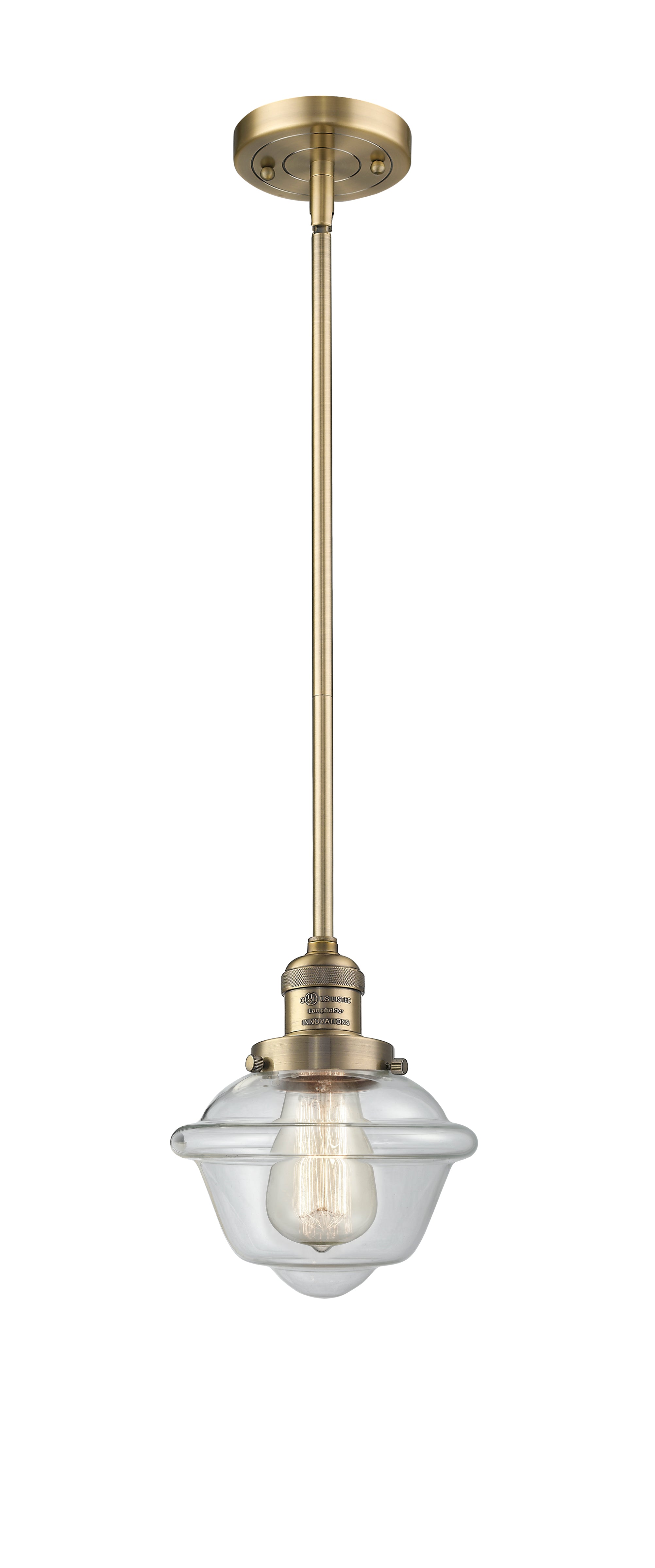 Franklin Restoration Mini Pendant Brass