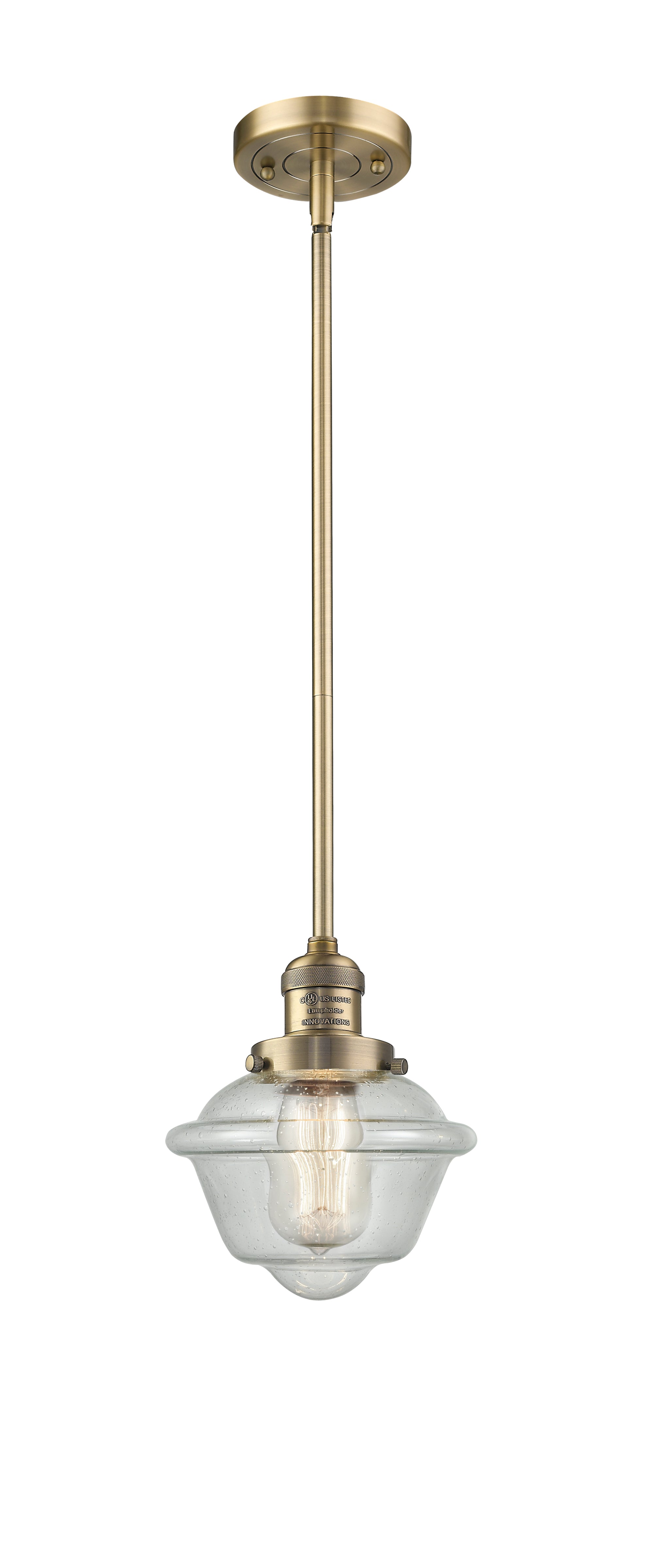 Franklin Restoration Mini Pendant Brass