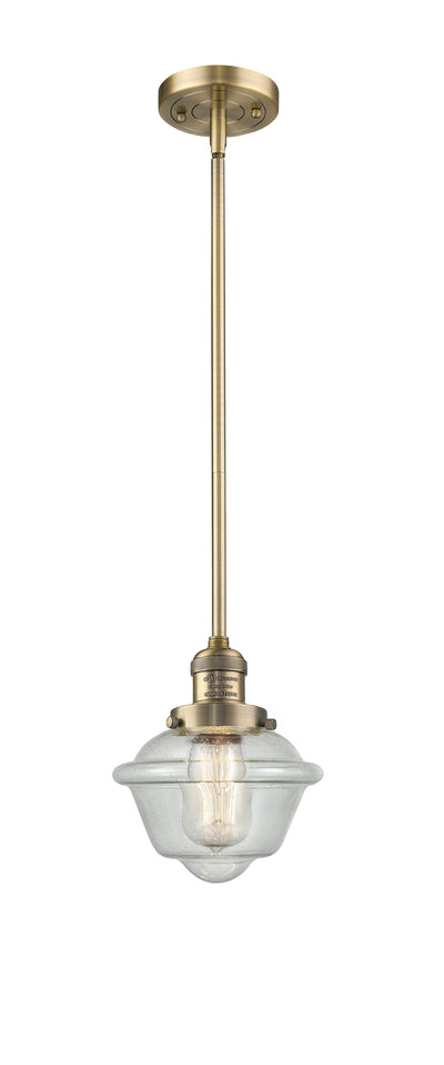 Franklin Restoration Mini Pendant Antique Brass