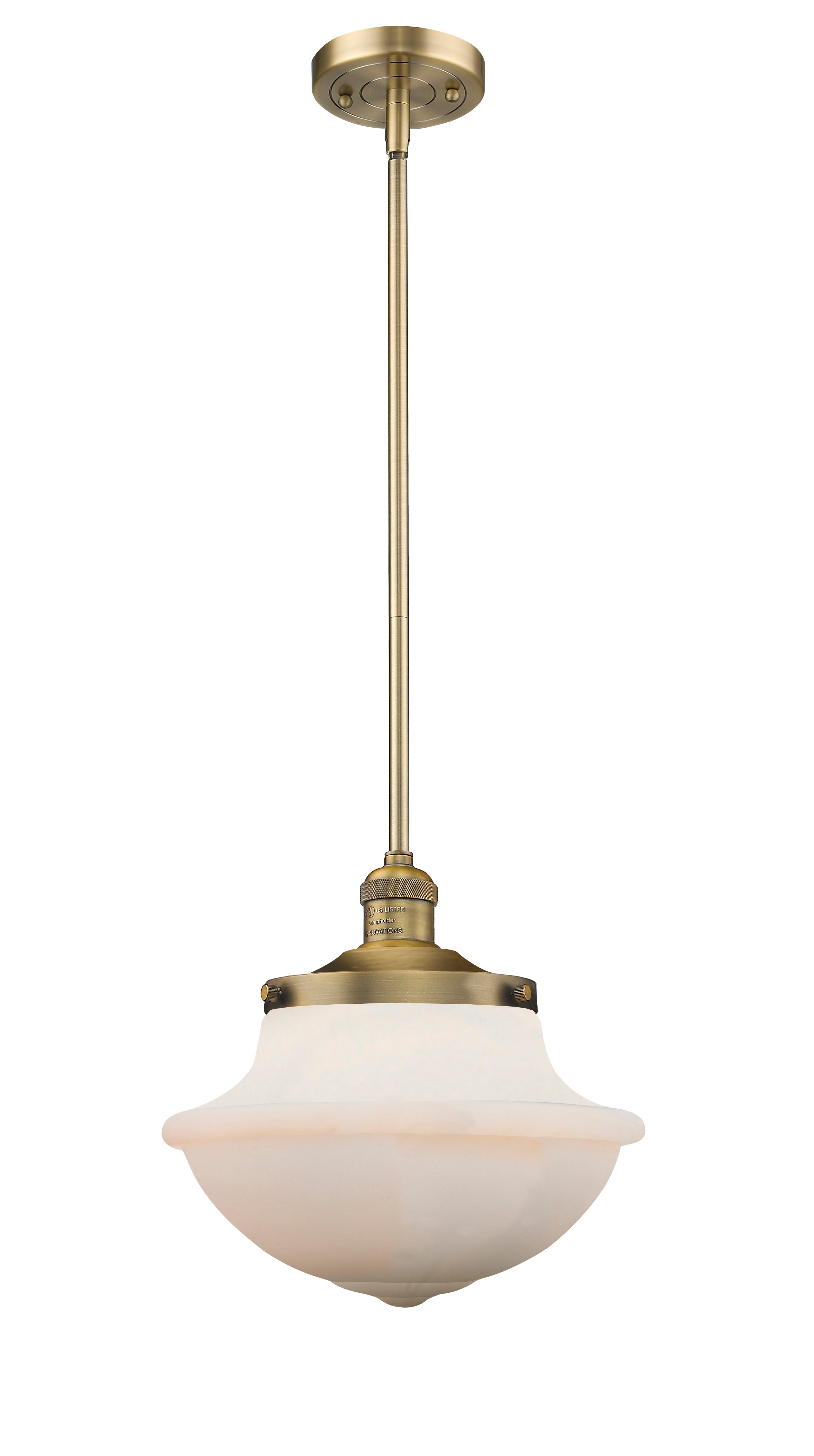 Franklin Restoration Mini Pendant Brass 11.5