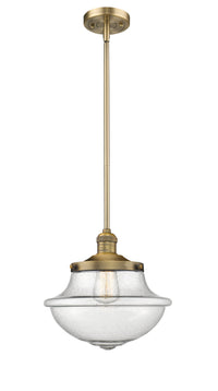 Franklin Restoration Mini Pendant Brass 11.5