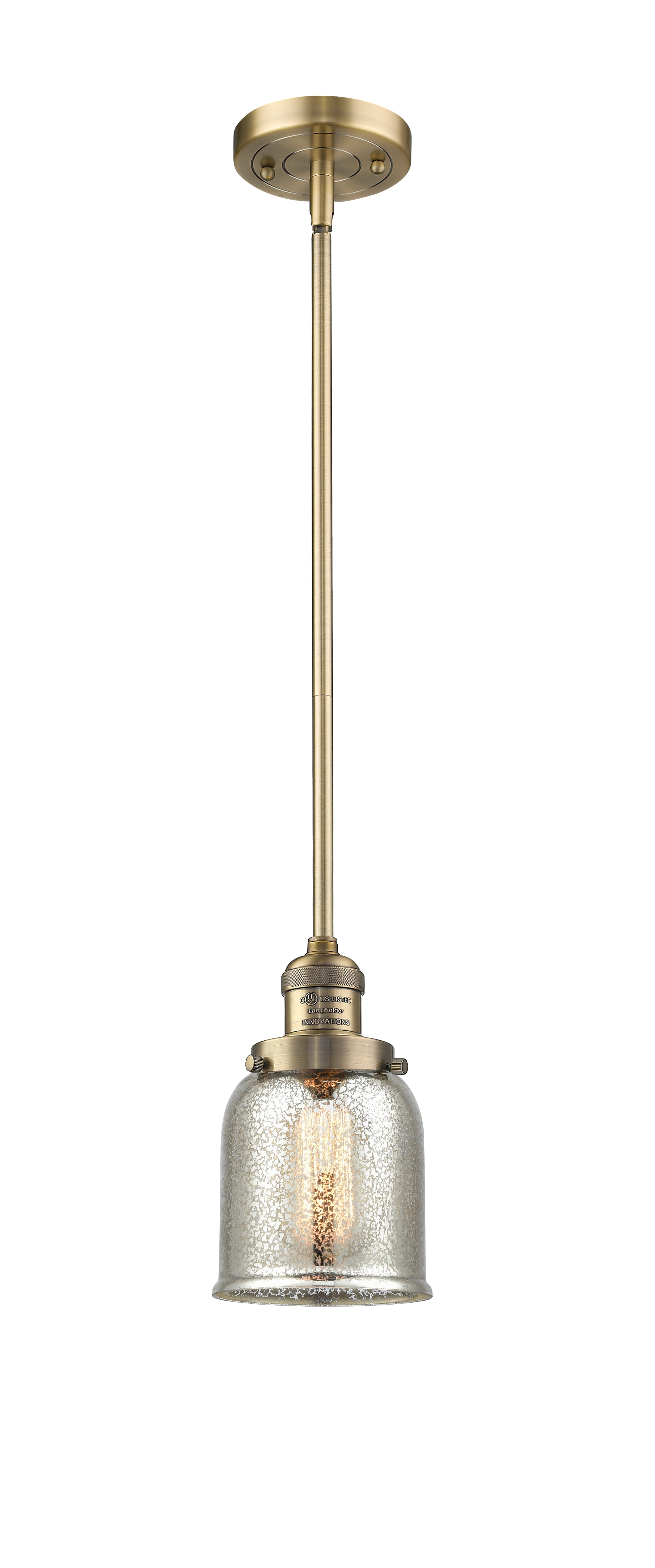 Franklin Restoration Mini Pendant Cast Brass