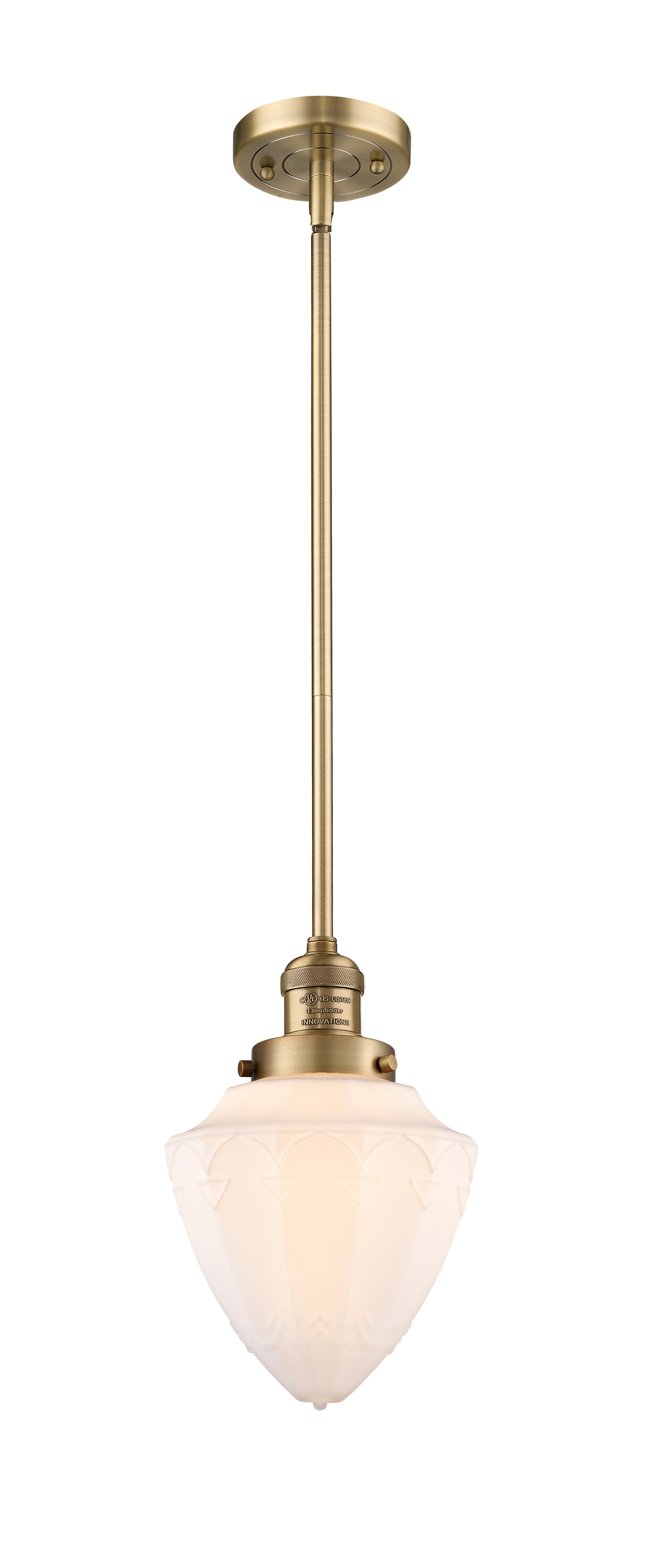 Franklin Restoration Mini Pendant Antique Brass