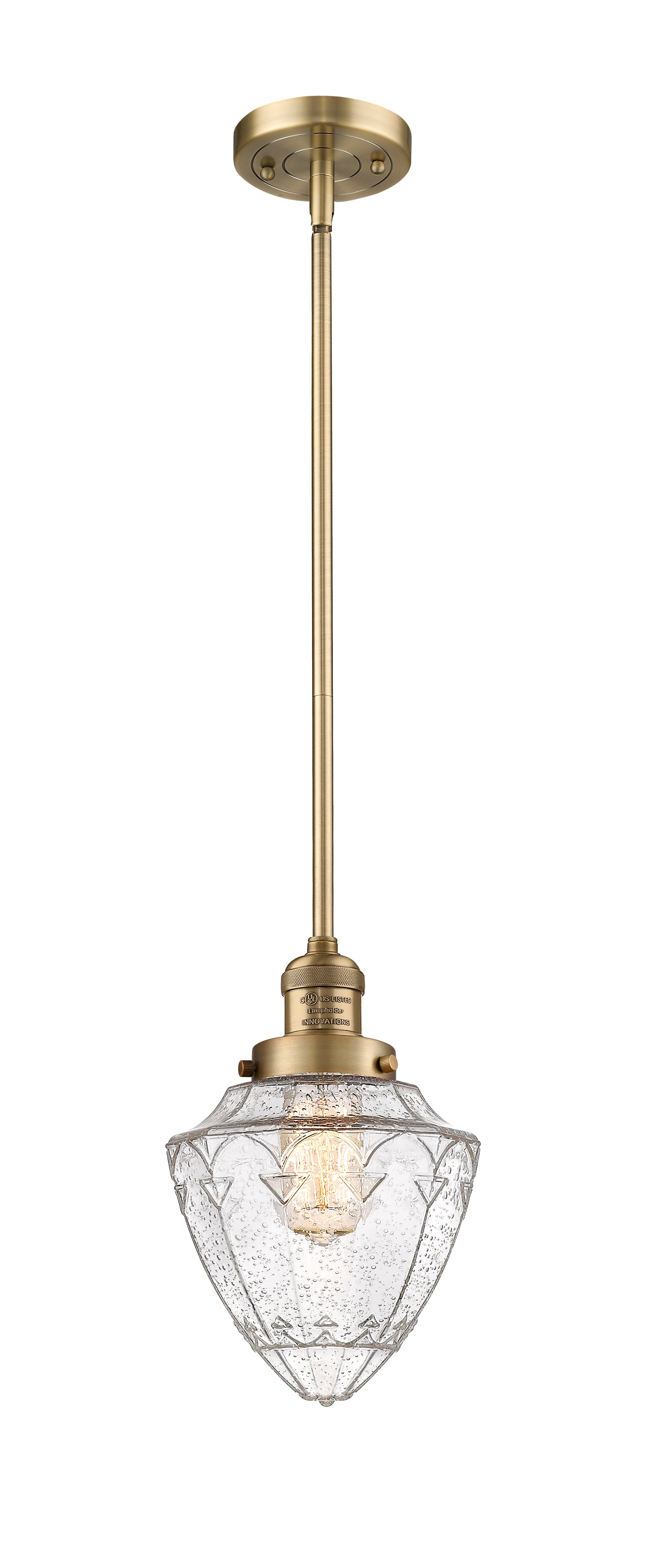 Franklin Restoration Mini Pendant Antique Brass