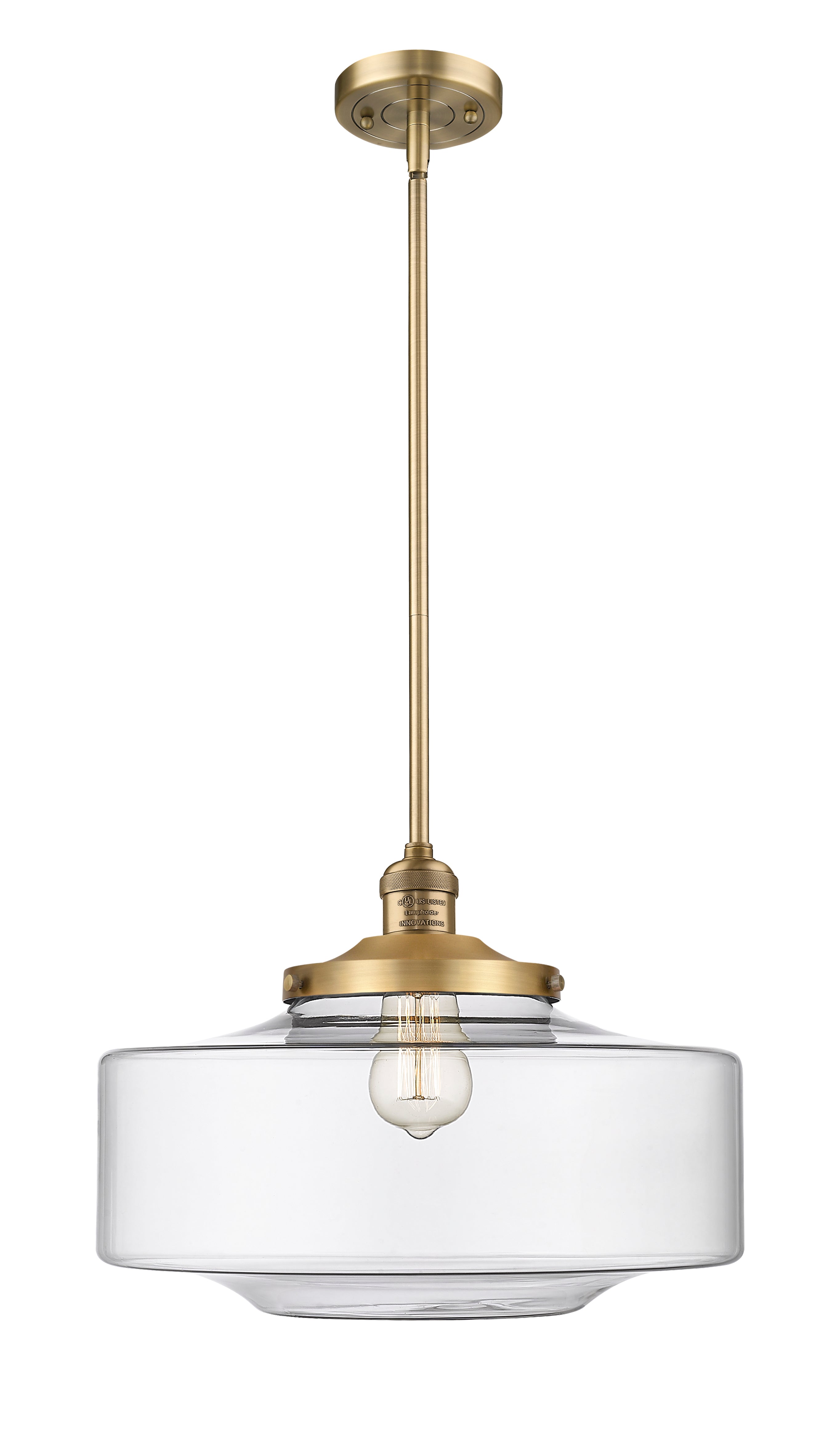 Franklin Restoration Mini Pendant Antique Brass